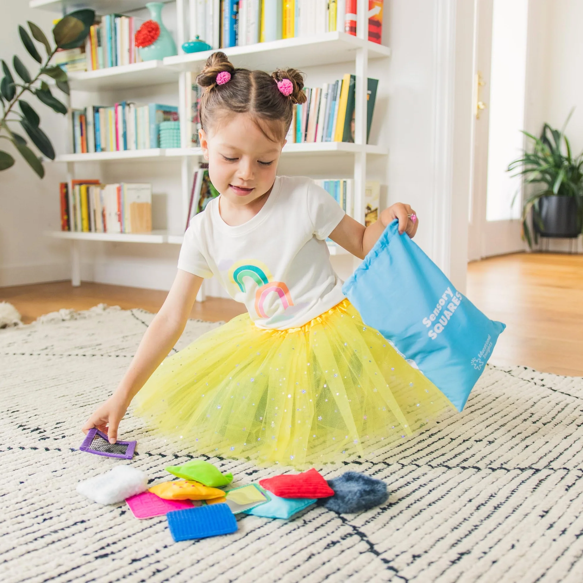 Learning Resources Teachable Touchables Quadrati tattili Gioco sensoriale Montessori 3+