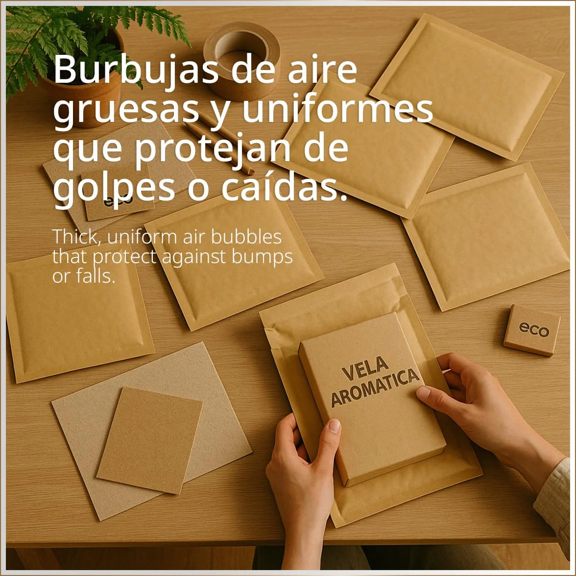 Buste Imbottite per Spedizioni Multiformato Kraft Autoadesive Carta con Pluriball 12 Pz