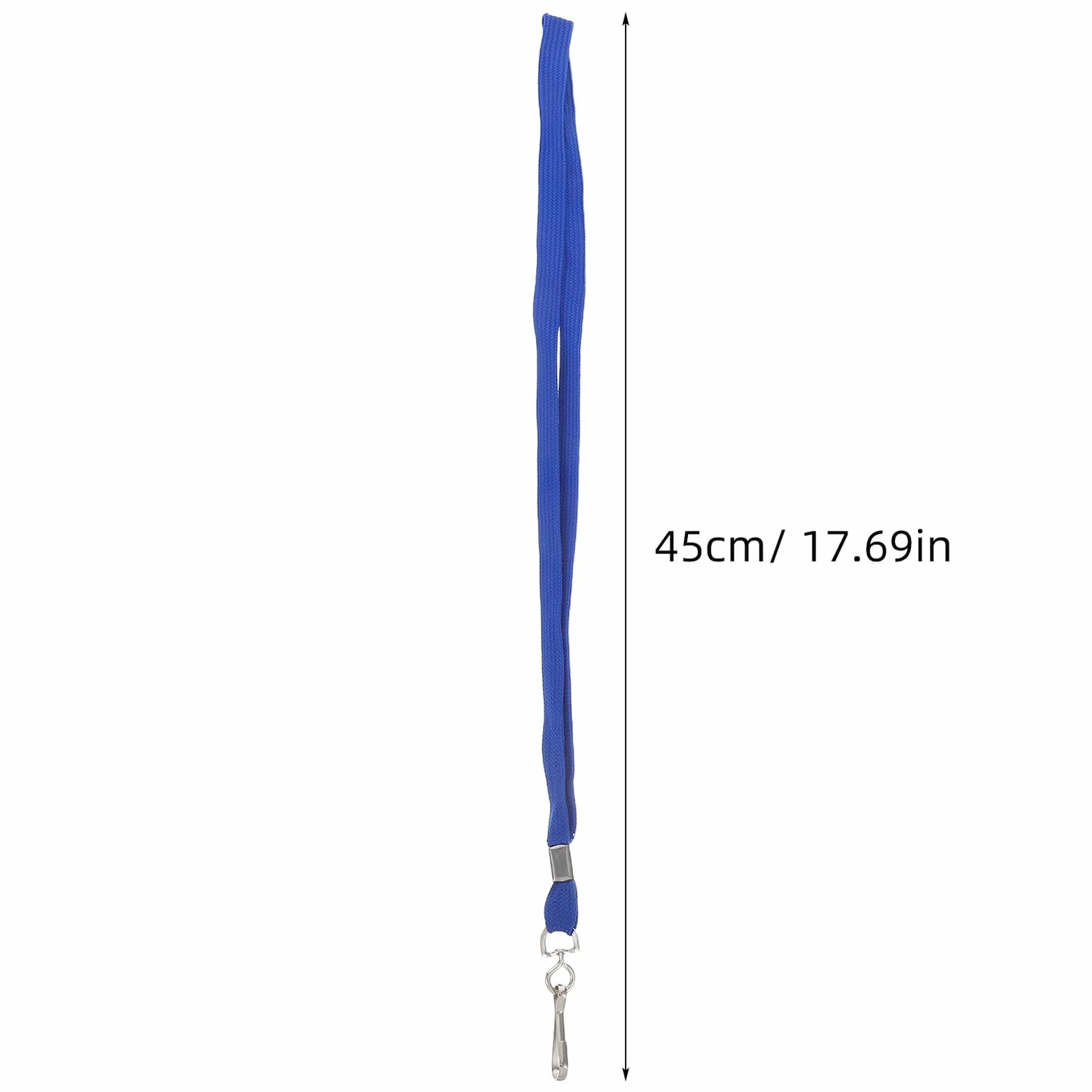 100 pezzi Laccio da Collo Porta Badge con Clip Resistente per Id Card e Tessere Cordino Professionale Leggero e Sicuro per Scuola Ufficio Eventi