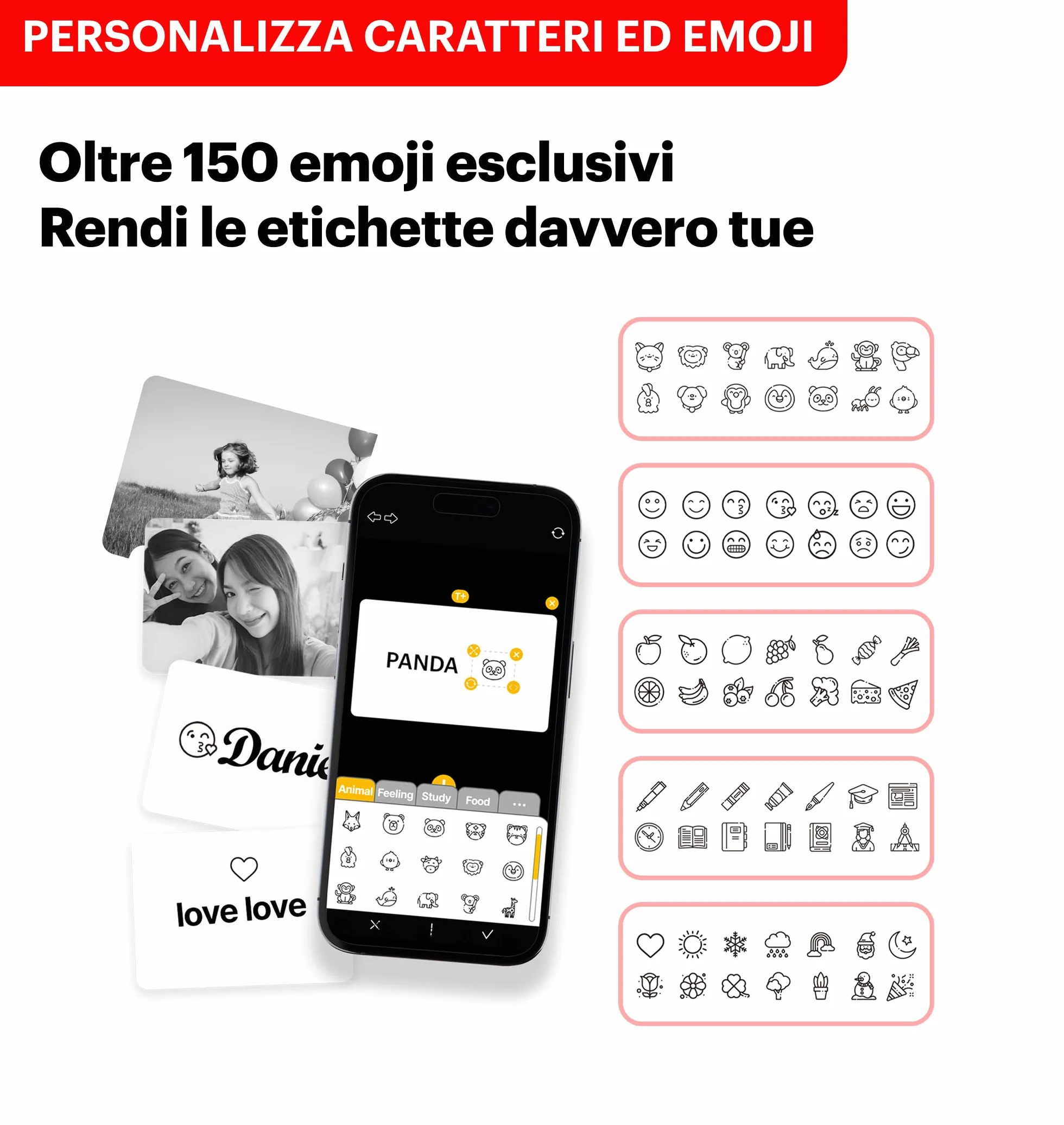 KODAK Memo Shot ERA Fotocamera Digitale Istantanea e Stampante per Etichette, Bianca
