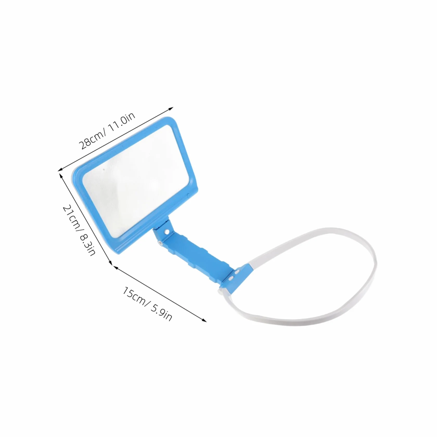Lente d Ingrandimento Led Con Ingrandimento Luci Led Regolabili Portatile Per Lettura Lavori Manuali Cucire Giornali Piccole Stampe
