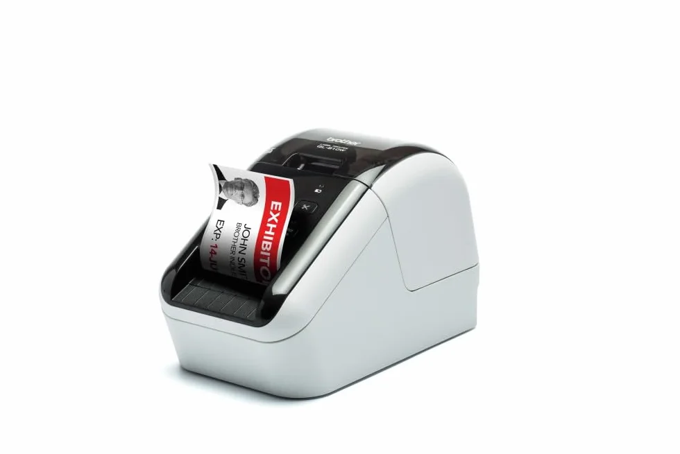 Brother QL810WC Drukarka Etykiet Wi-Fi AirPrint Dwukolorowa Czerwono-Czarna