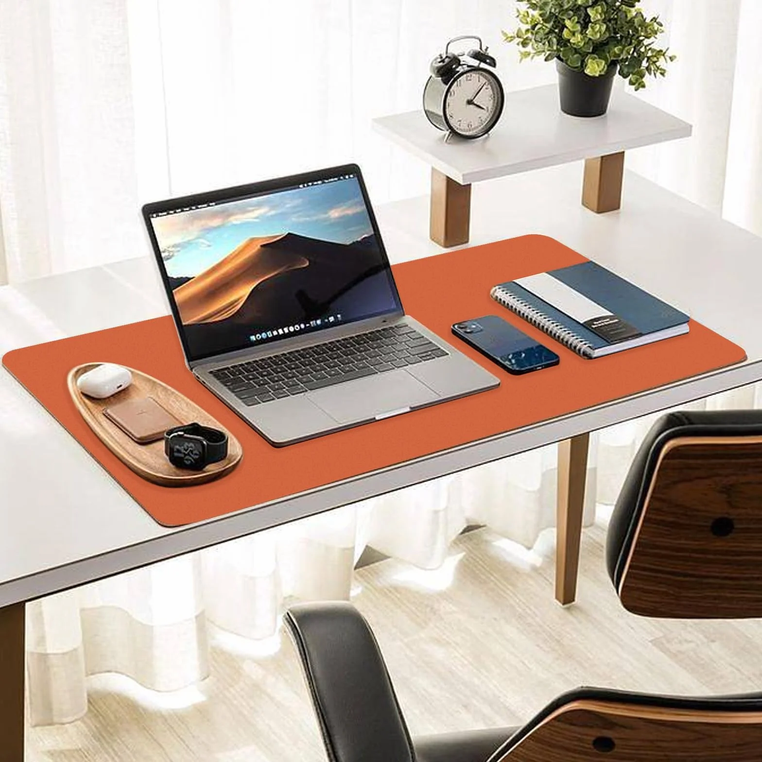Tappetino per Mouse Grande 80x40cm Mouse Pad Gaming XXL in Pelle PU Antiscivolo