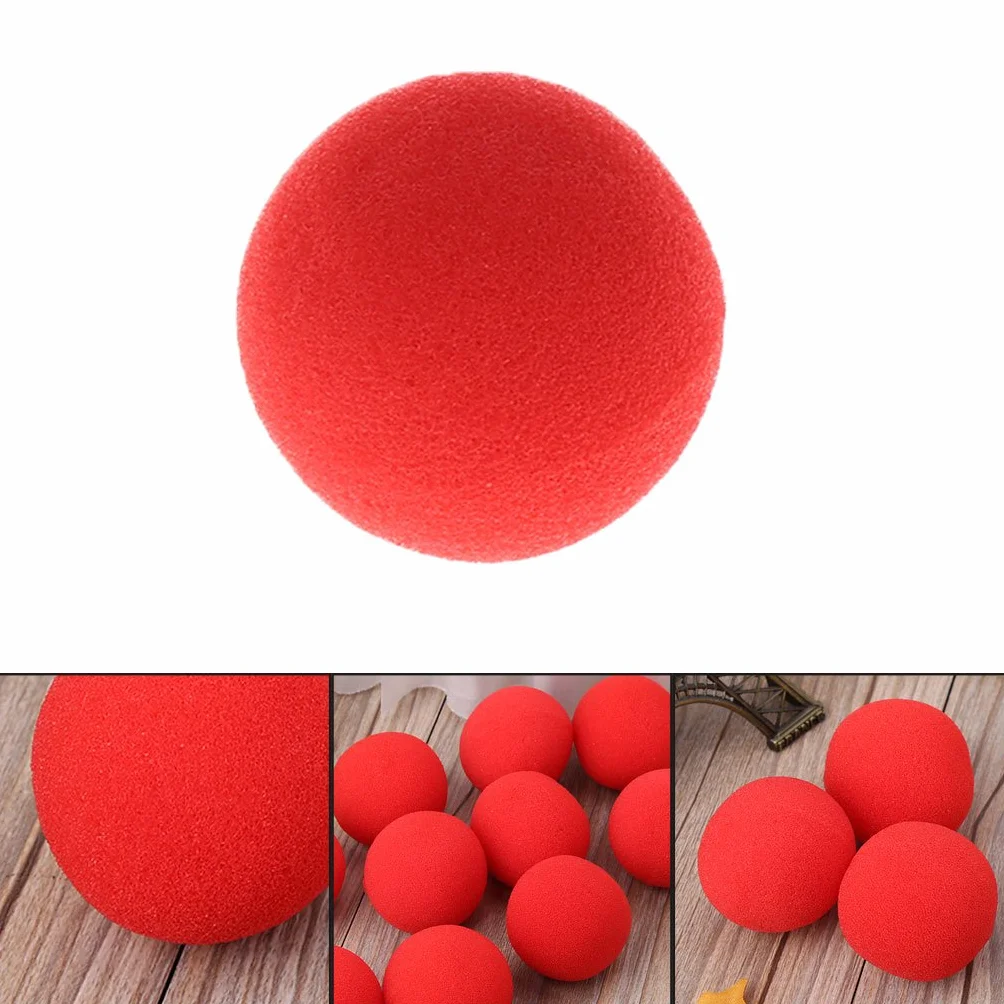 Palline di Spugna 3.5cm 10 Pezzi Rosso Street Stage Tricks