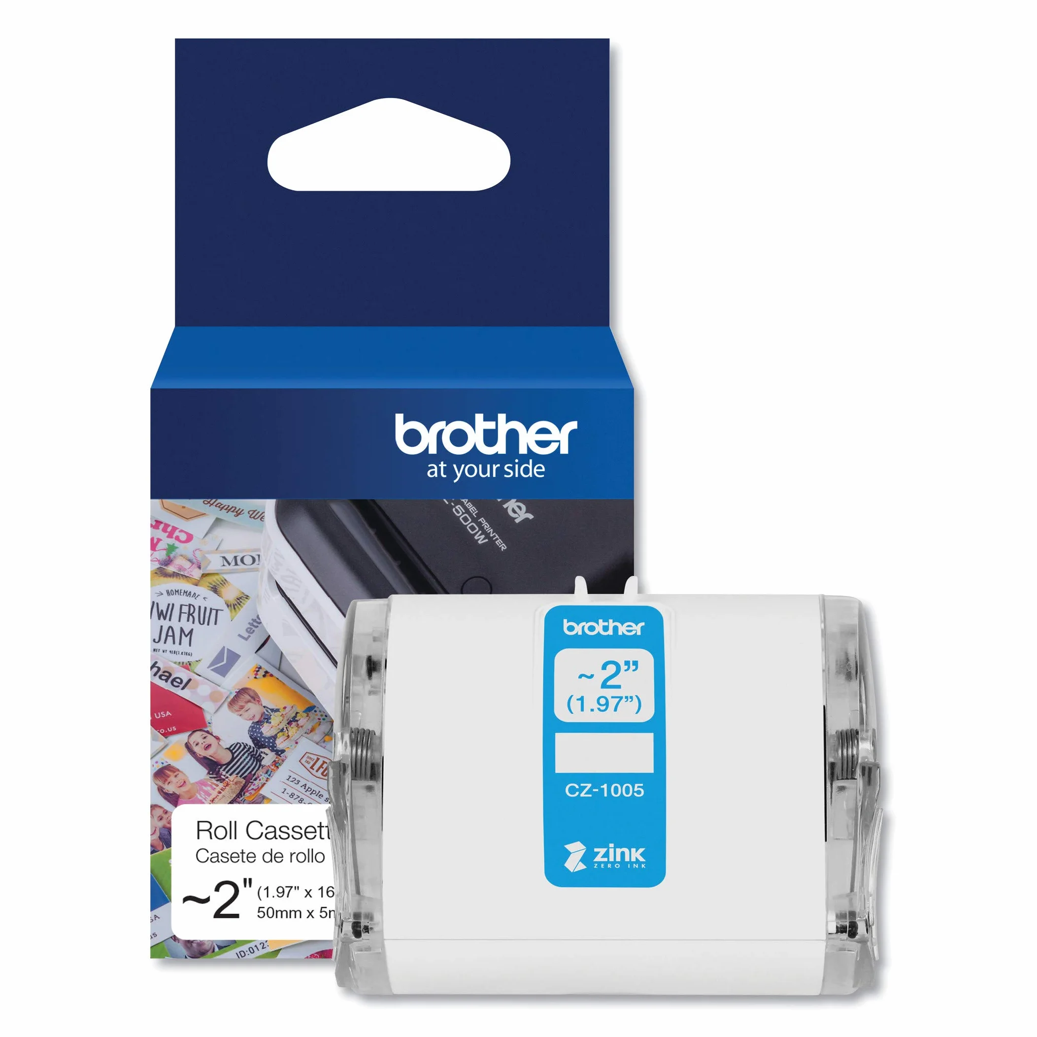 Brother CZ1005 Nastro a Lunghezza Continua 50 mm per Stampante Etichette VC500W