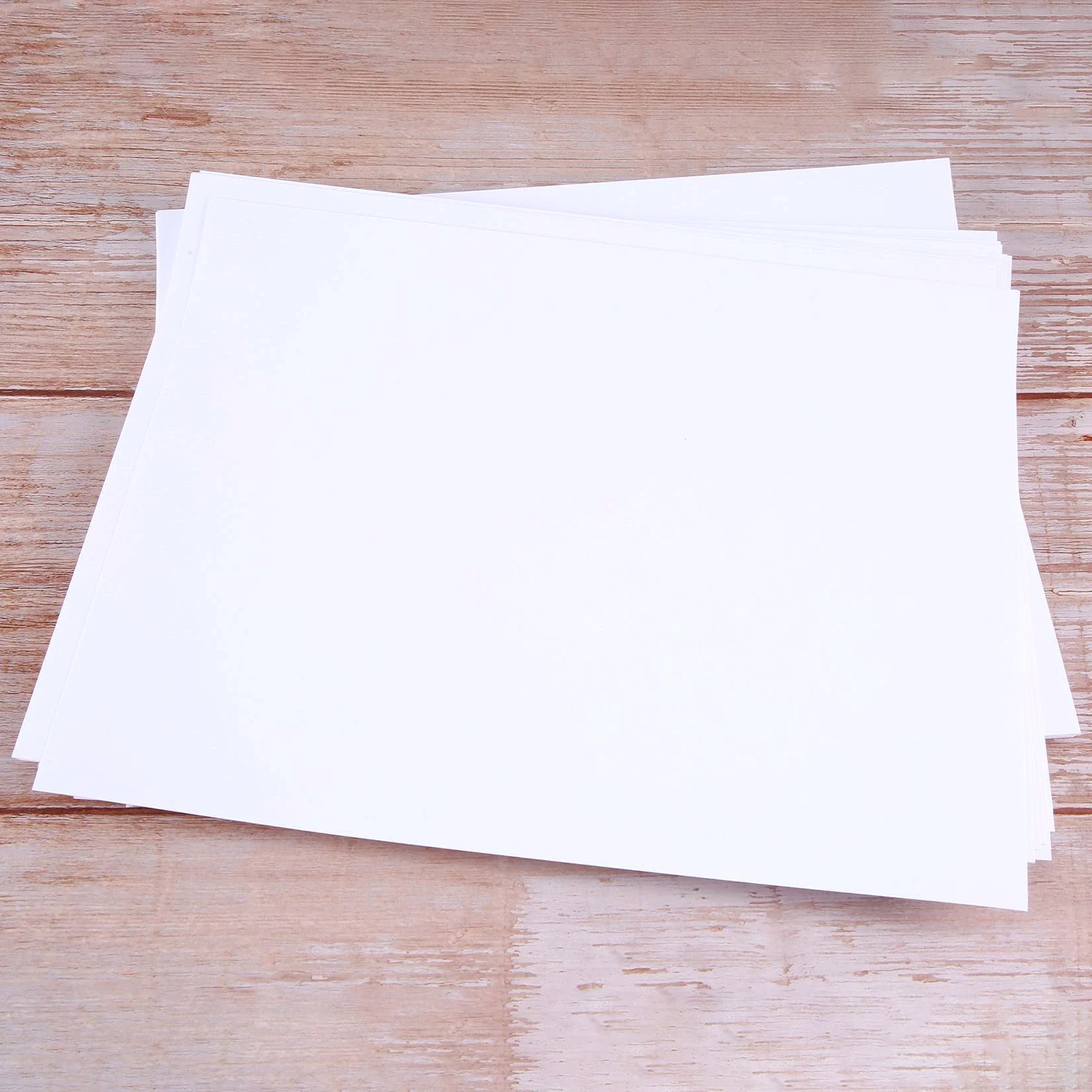 Carta Adesiva Vinilica Impermeabile Stampabile Premium per Getto D'Inchiostro e Stampante 210X280Mm 240 Fogli di Carta Adesiva Bianca Opaca