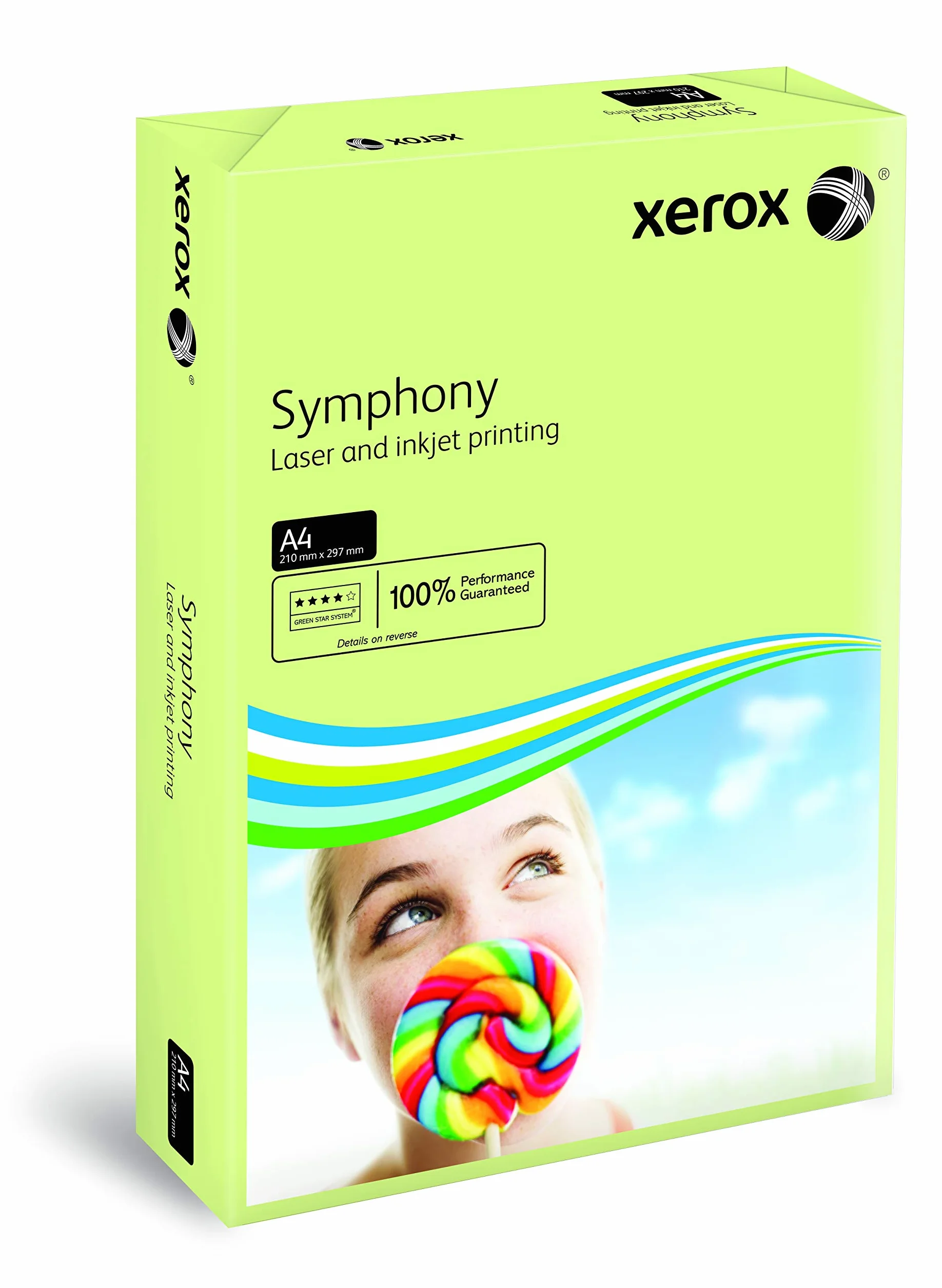 Xerox Symphony Papier Kolorowy A4 80g Zielony 500 Arkuszy