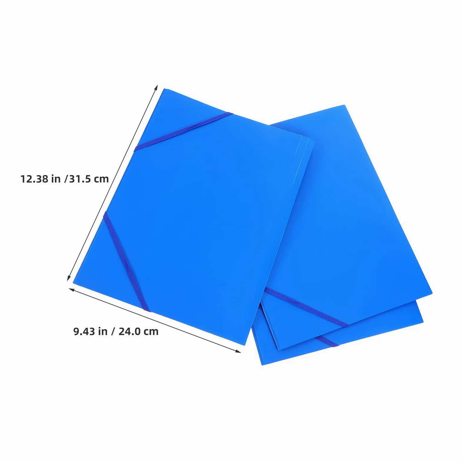 Mipcase Cartella Portadocumenti A4 con Elastico Organizer Compatto di Documenti in Plastica Set da 10 Pezzi Pieghevole per Ufficio Scuola e Viaggi Gestione Efficiente dello Spazio e