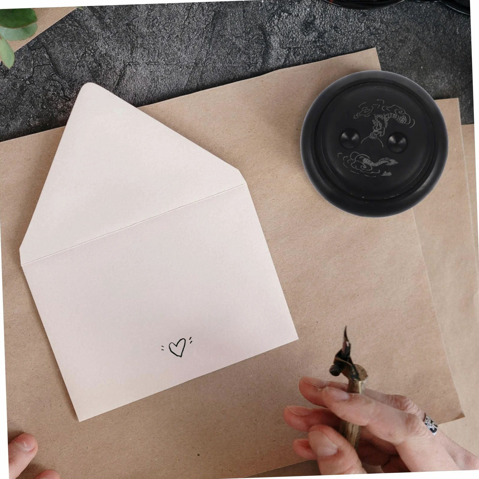 Pietra Per Inchiostro Rotonda Compatta E Facile Da Usare Per La Calligrafia Cinese La Pittura E Gli Studenti