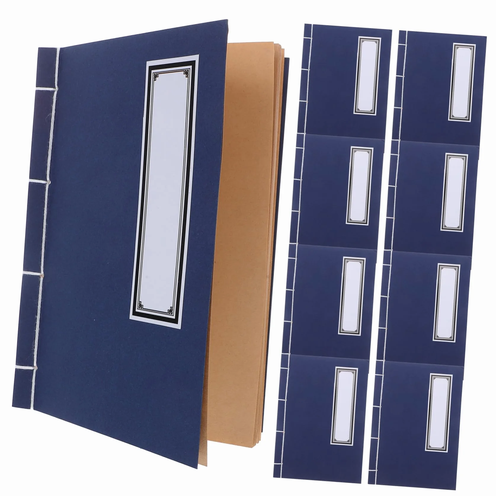 NUOBESTY 10 Pezzi taccuino quaderni di giornale quaderni per la scuola blocco note pad Notebook di riunioni per lavoro di calligrafia di scrittura carta kraft