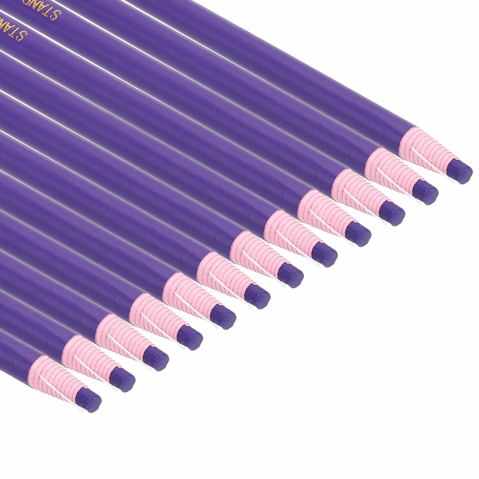 PATIKIL Pennarelli Staccabili 24pz Matite Cera Grasso Legno per Indumenti Vetro Pellicola Disegno Carta Vinile Metallo Viola