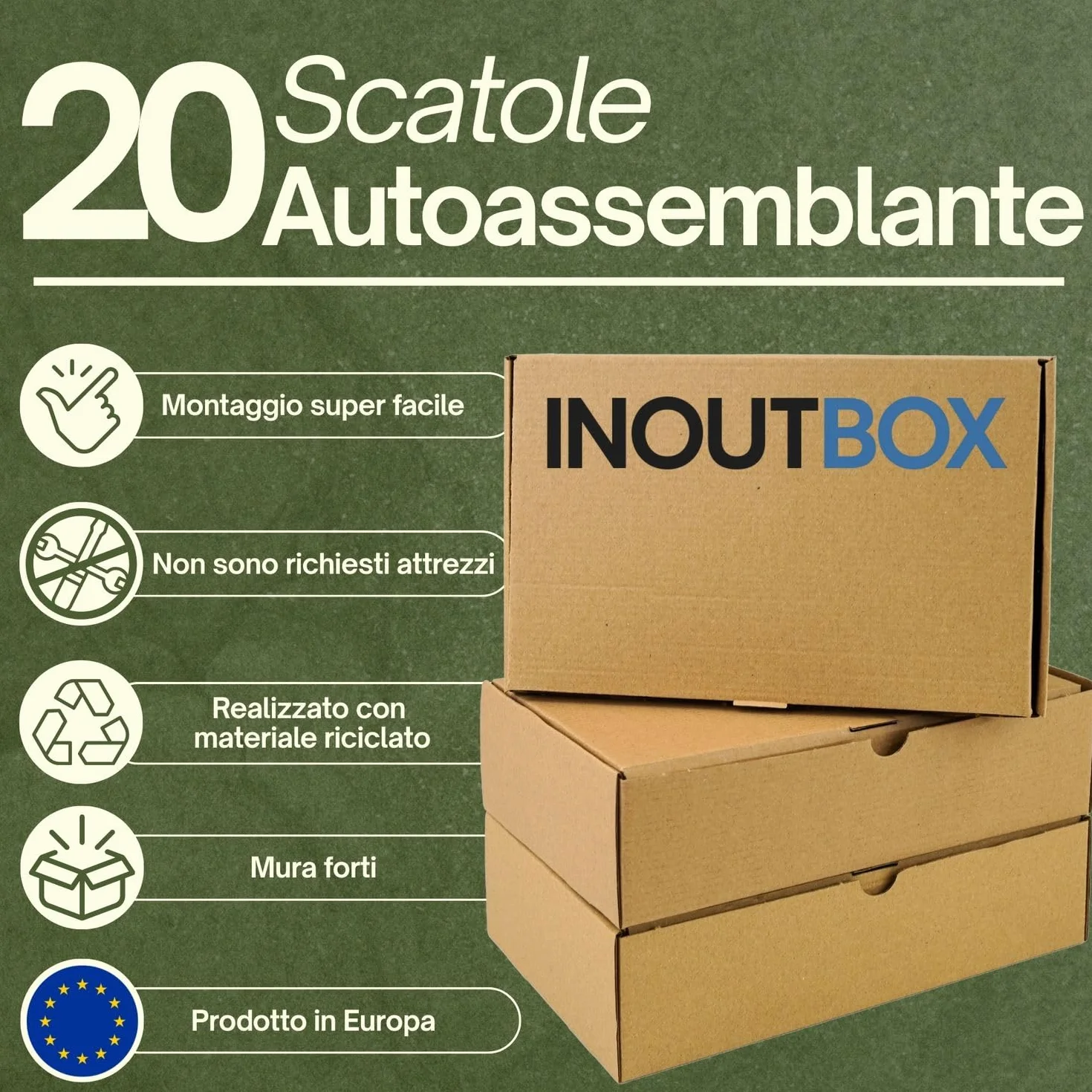 Scatole Cartone Regalo 25x16x7cm 20 Pezzi