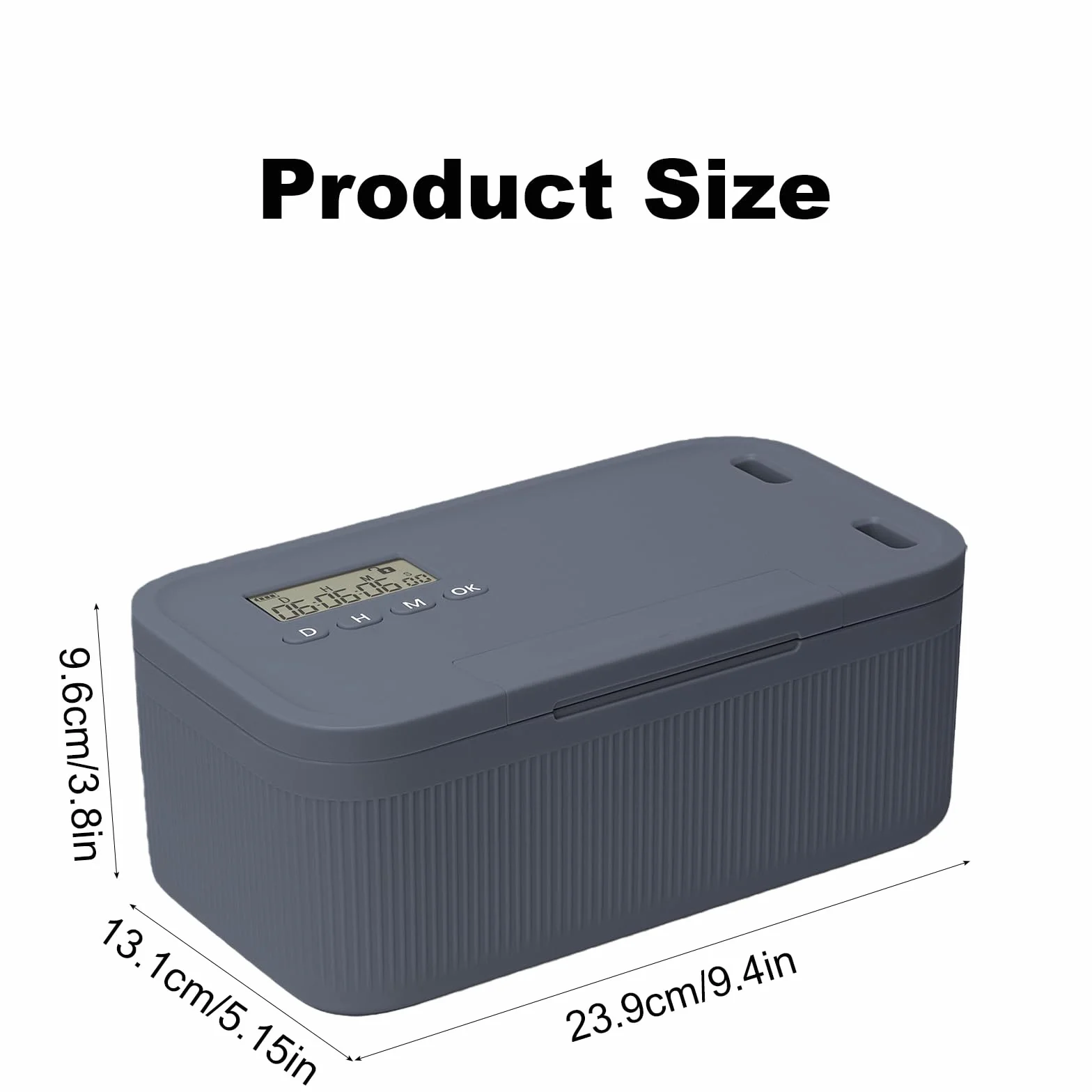 Safe Timed Lock Box, cassaforte per cellulare con timer, carcere cellulare, blocco del tempo, contenitore con 2 modalità di lavoro, gestione della dipendenza, scatole autodisciplina, per medicinali