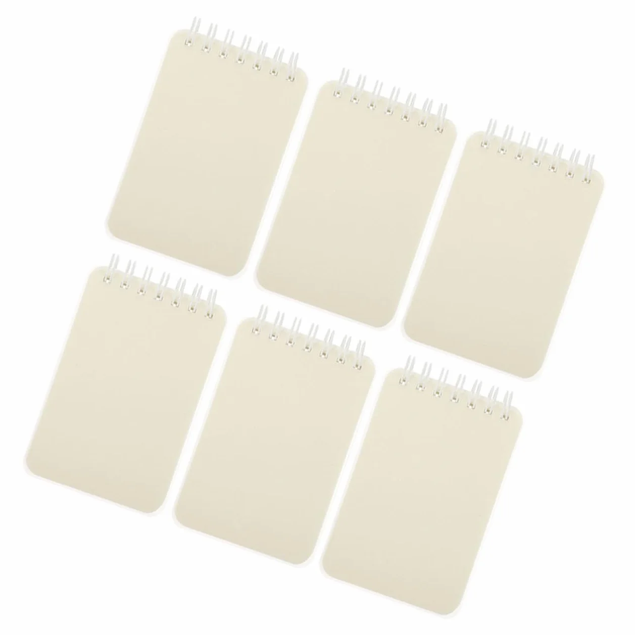 Gadpiparty 5 Set Libro A Spirale Quaderni Per La Scuola Tascabile Tascabile Blocchi Da Disegno Per Adulti Mini Stazionario Memo Blocco Note Piccolo Blocchi Per Schizzi Carta Bianca 6 Pezzi*5
