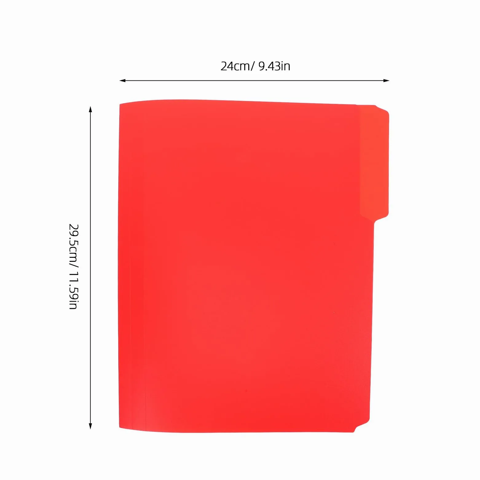 VILLCASE 36 Pezzi Cartelle per Documenti in Plastica con Linguette 1/3 Cut, per Archiviazione Efficiente e Gestione Progetti in Ufficio e Lavoro