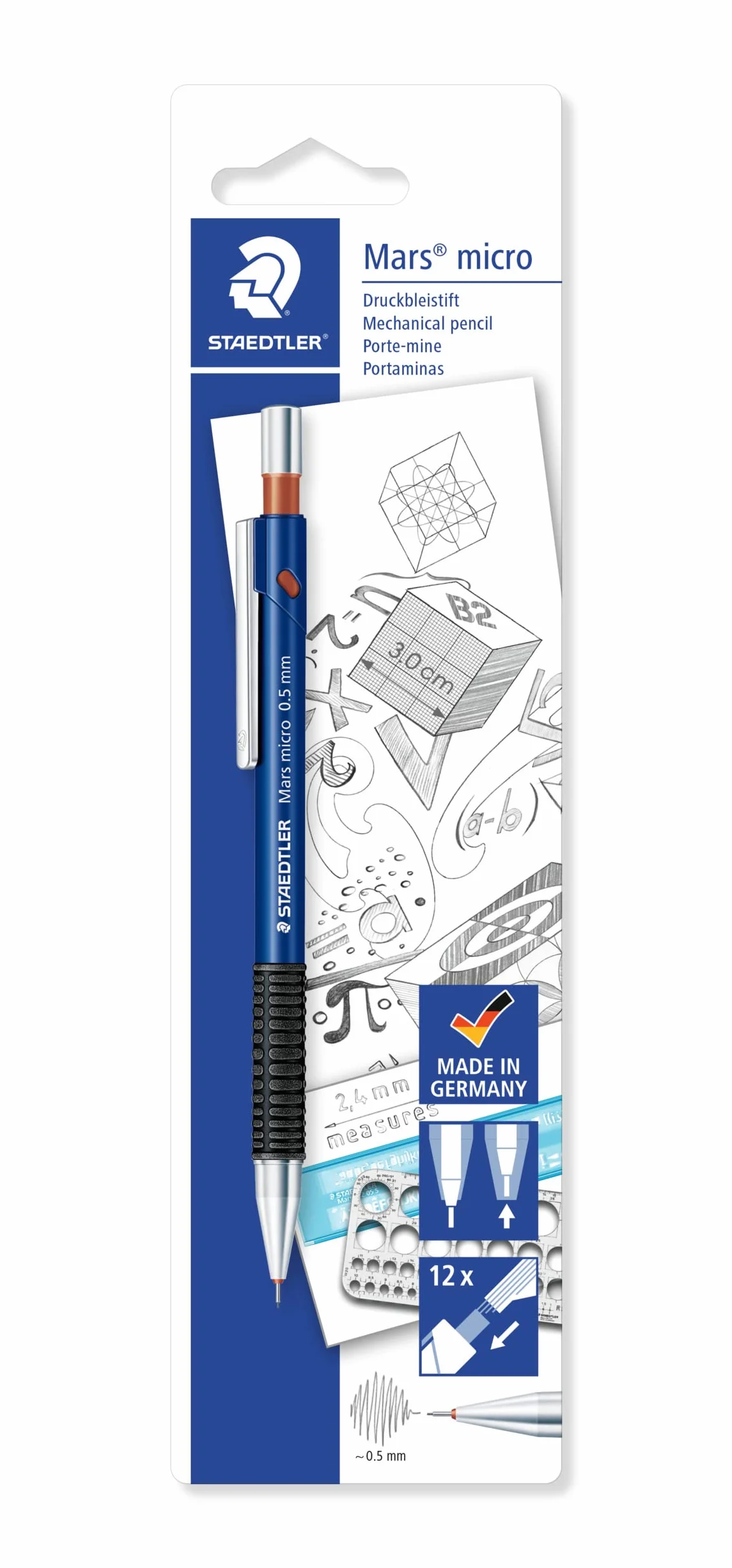 Staedtler 775 05BKDA Portamine Micro 0.5