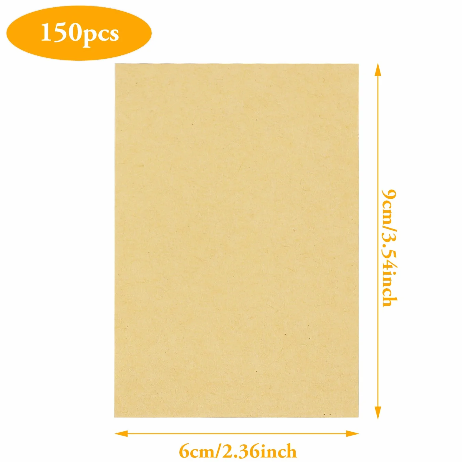 150 Pezzi Mini Sacchetto di Carta Kraft Busta Pacchetti per Semi (6x9) con Nastro Biadesivo