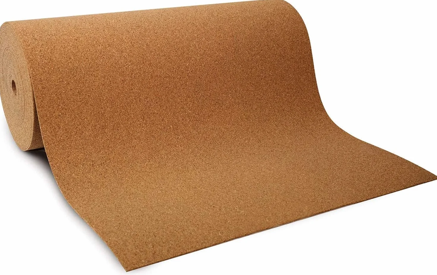 Floordirekt Rotolo di Sughero, Base Isolante Naturale, Versatile, Isolante Acustico e Termico, 8 mm, 100 x 100 cm