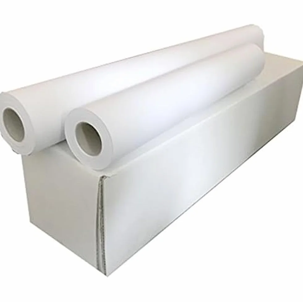 Carta Plotter A0 91.4 cm x 50 m 90 g Rotolo per Stampe Professionali e Compatibile con Plotter Inkjet CAD
