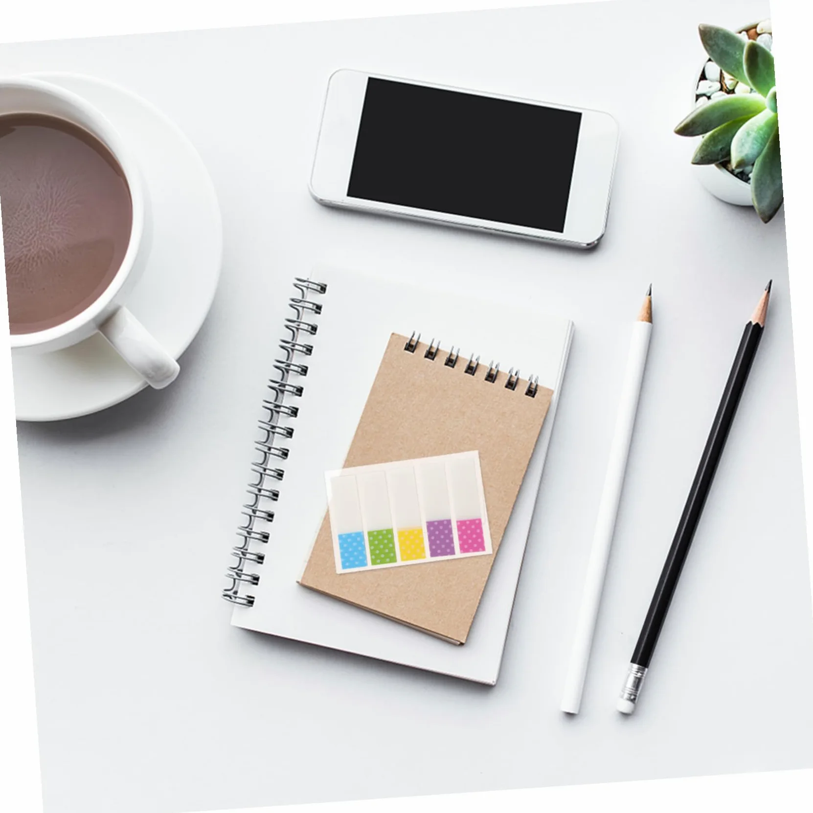 Ciieeo 24confezioni Etichette Adesive Colorate Per Pagine Di Segnapagina Trasparenti e Pratici Per Scuola e Ufficio Facili Da Scrivere Trasportare Per Studenti e Professionisti