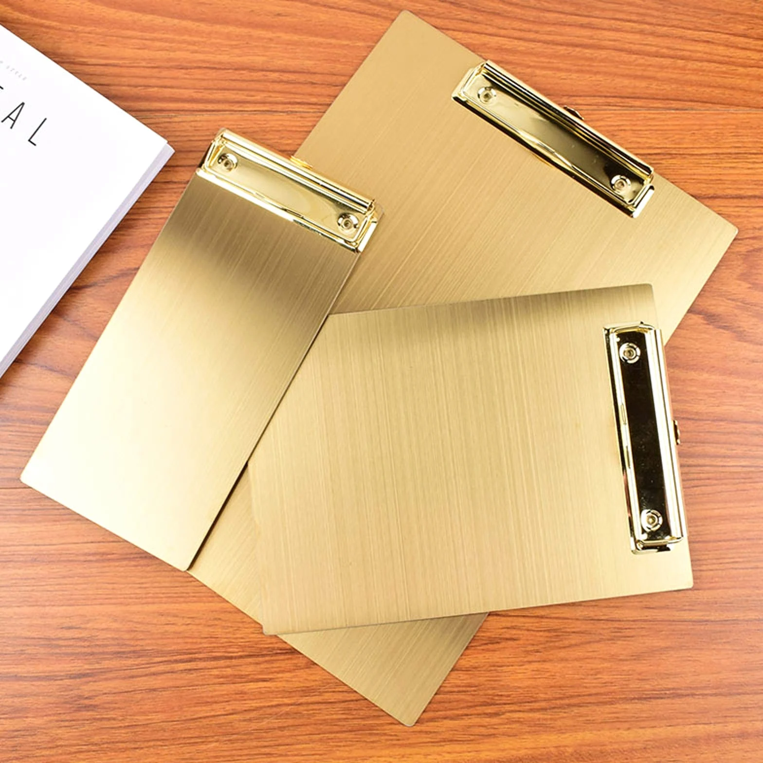 Liudan Portablocco Clip di Bill Bill Bill Bill Bill Bill Bill Clip per l'organizzazione di Clip per l'acciaio Inossidabile Stecca di Steck Deposito Clipboard Portablocco (Size : A4)
