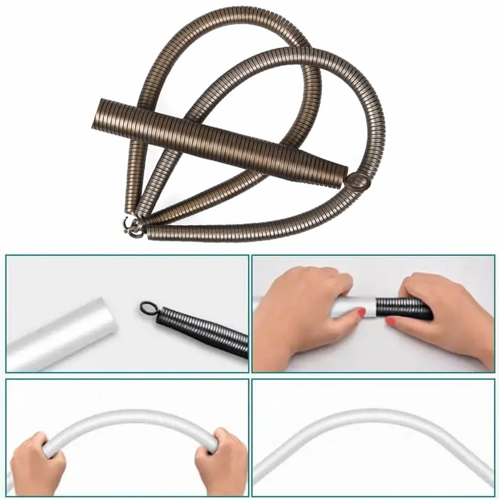 Piegatubi in PVC con molla curva 420 mm 4 punti utensile manuale 16+20+25mm