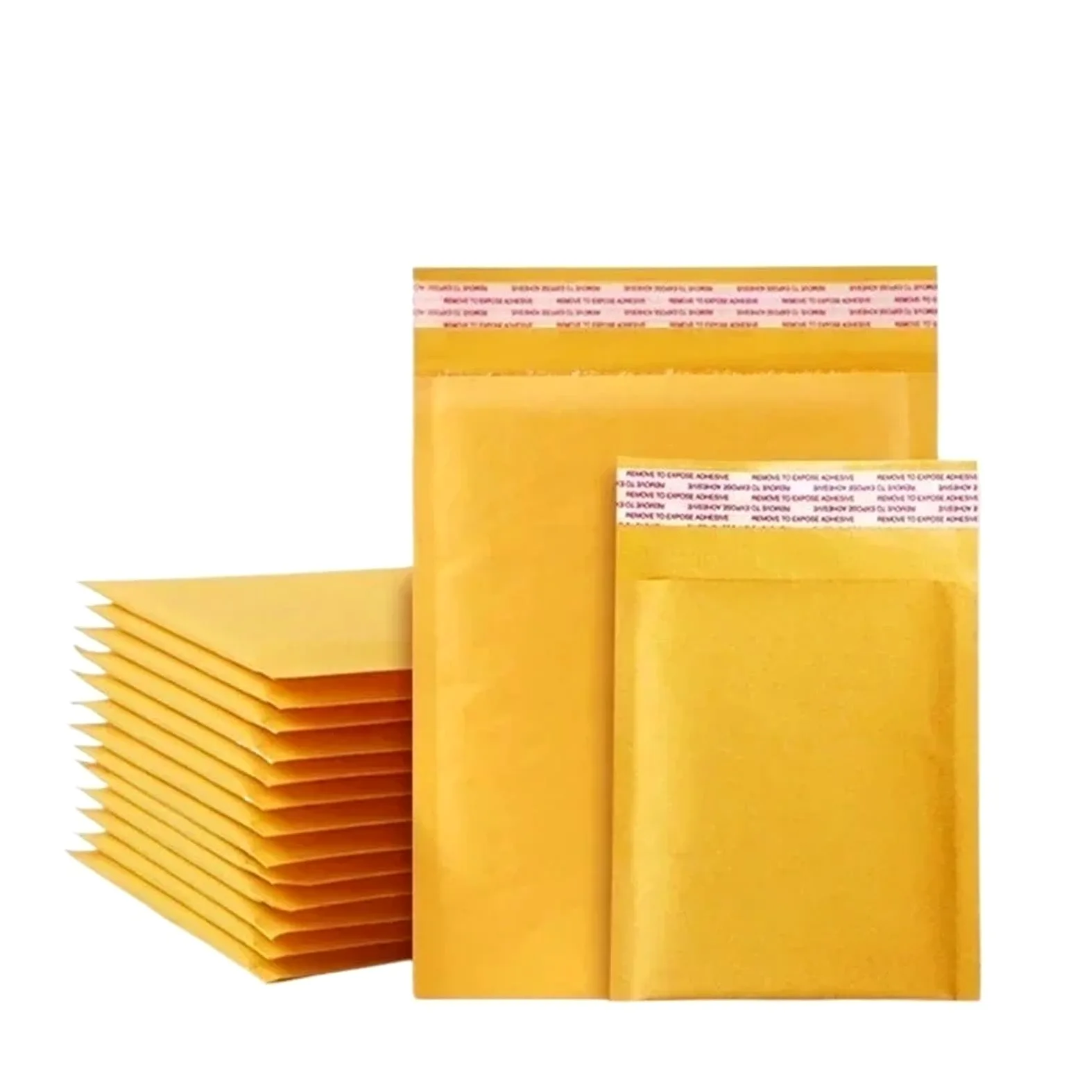 Buste for buste a bolle di carta Kraft da 100 pezzi Specifiche diverse Mailer Busta spedizione imbottita con sacchetto postale a per Imballaggio(11 * 15cm)