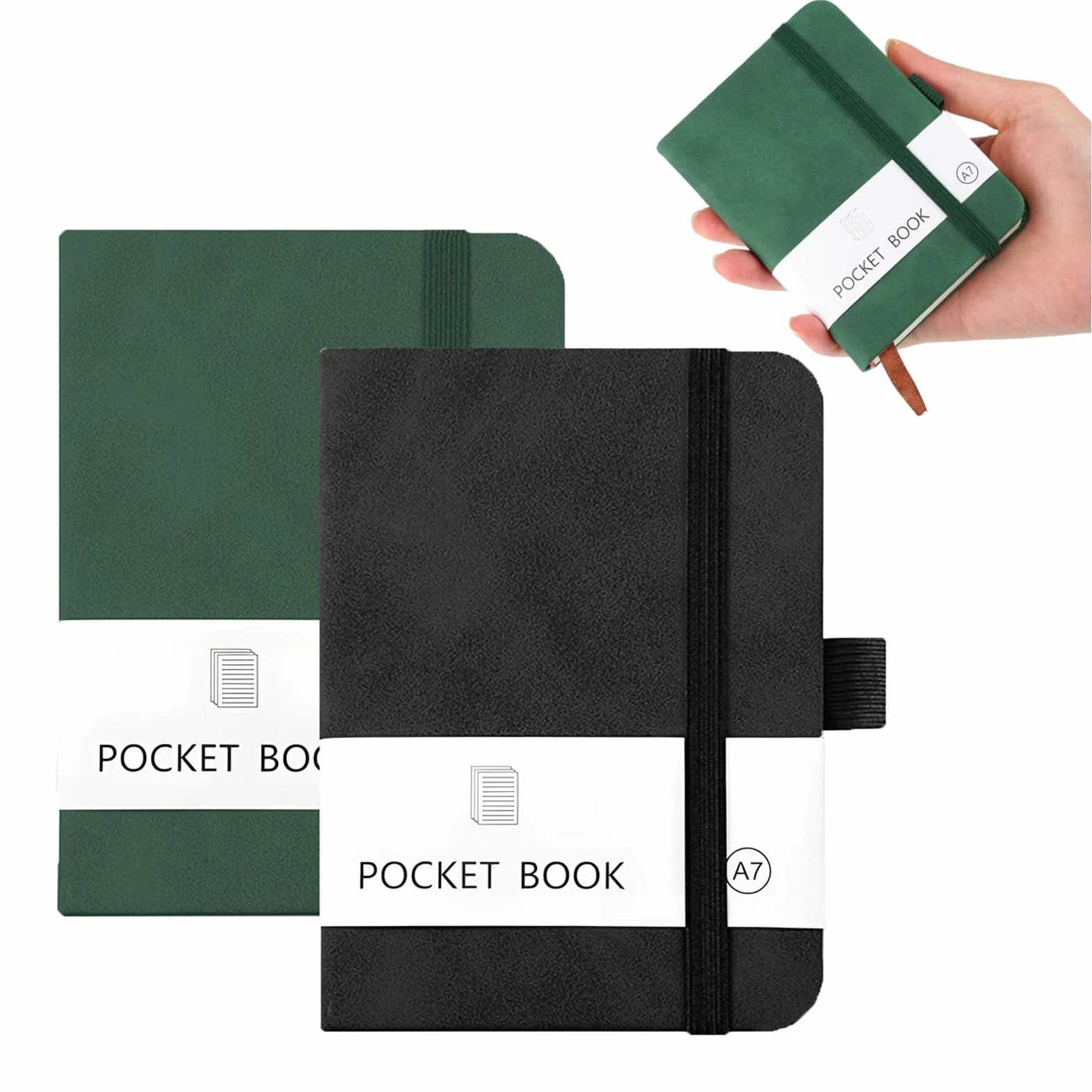 Taccuino A7 25 PCS Mini Taccuino Tascabile a Righe Quaderno per Scuola Lavoro Viaggi