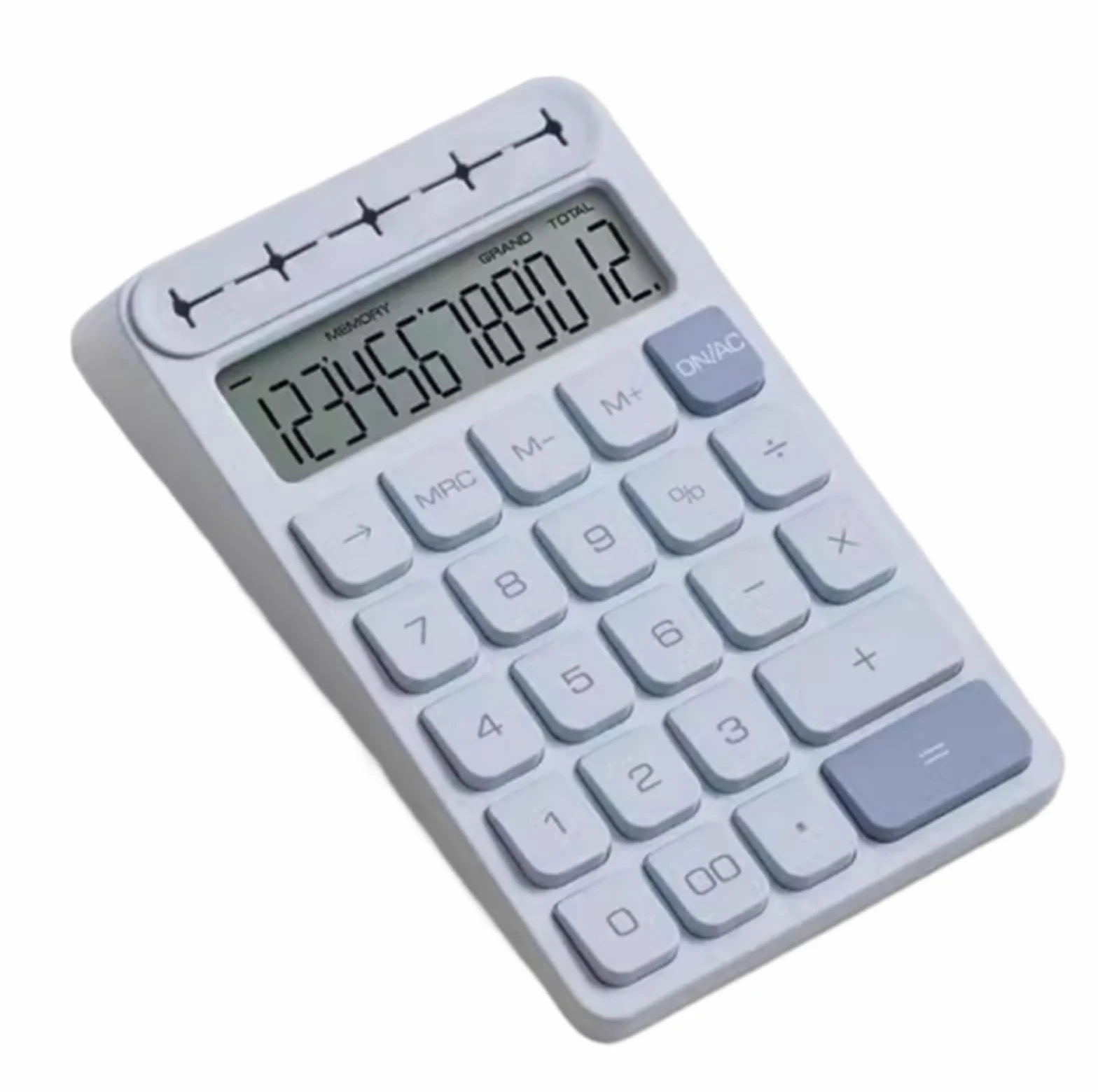 Strumenti Di Calcolo Calcolatrice Da Tavolo Con Display A 12 Cifre Multifunzione Adatta For L'uso In Ufficio Adatto Per Lo Studio(Blue)