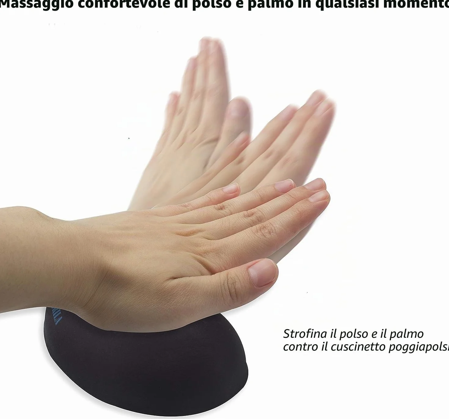 Cuscino ergonomico in memory foam per poggiapolsi per computer, sollievo dal dolore al polso
