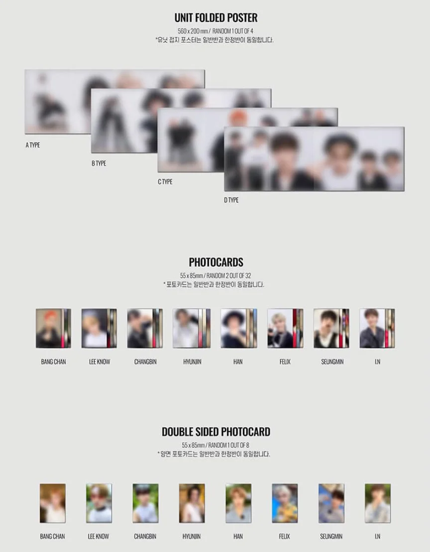 STRAYKIDS SKZ - NOEASY [A Type] 2nd Album CD+Photocards+Unit Folded Poster+Double Sided Photocard+Photobook+Sticker+Lyrics Book+[Extra 4 Photocards+1 Double-Sided Photocard+Pocket Mirror]