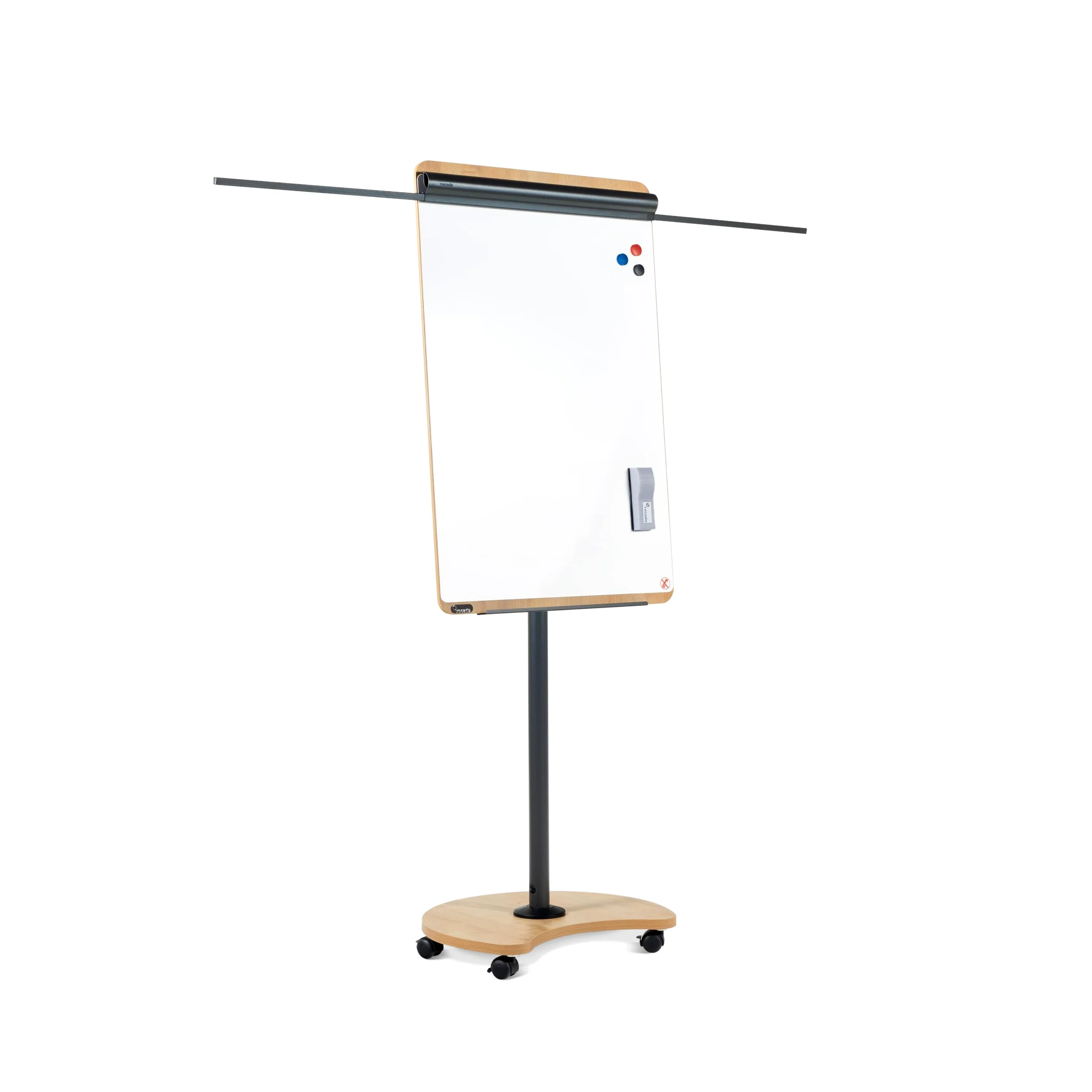 ROCADA Lavagna flipchart NATURAL antracite rovere per meeting