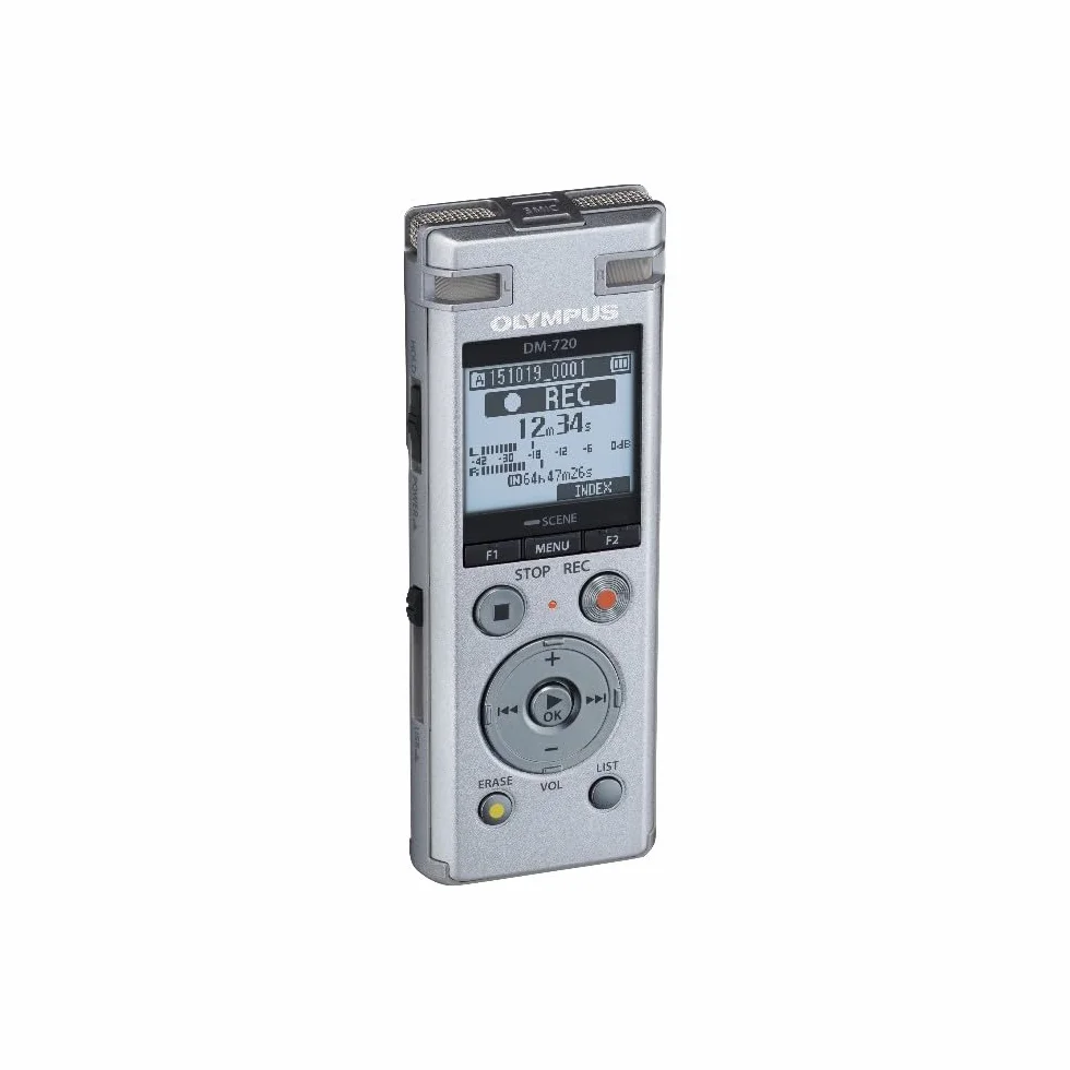 Olympus DM-720 Registratore Vocale, Argento