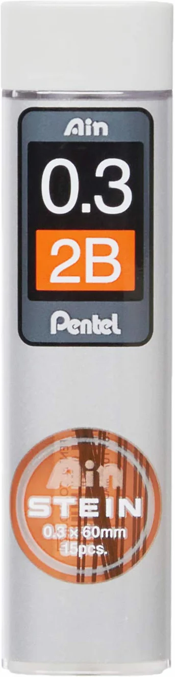 Pentel AIN STEIN C273 Druckbleistift-Feinmine 2B