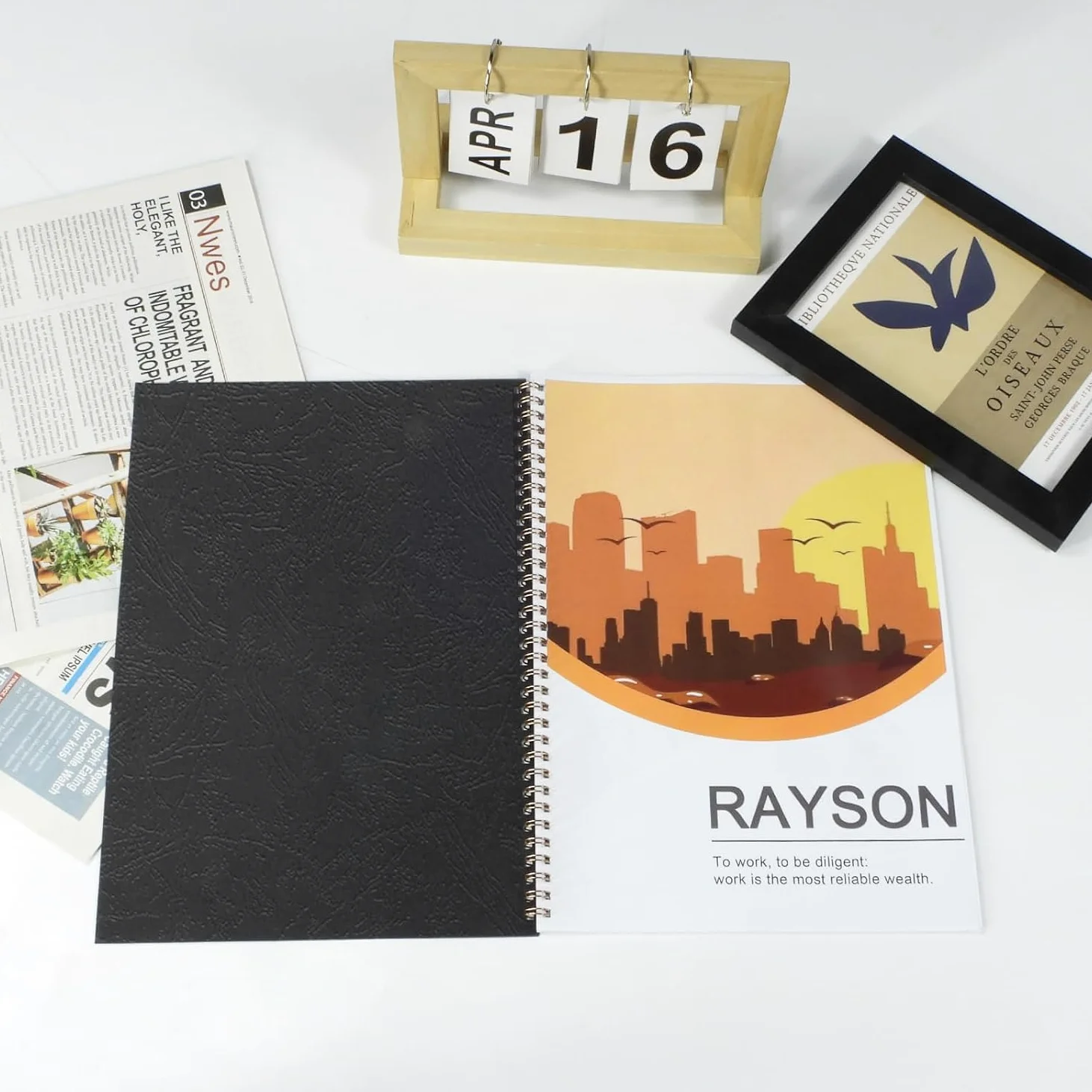 Rayson LBC230G-100BK - Copertina per rilegatura in pelle, 12 mm, 21 x 28 cm, colore: nero, confezione da 100