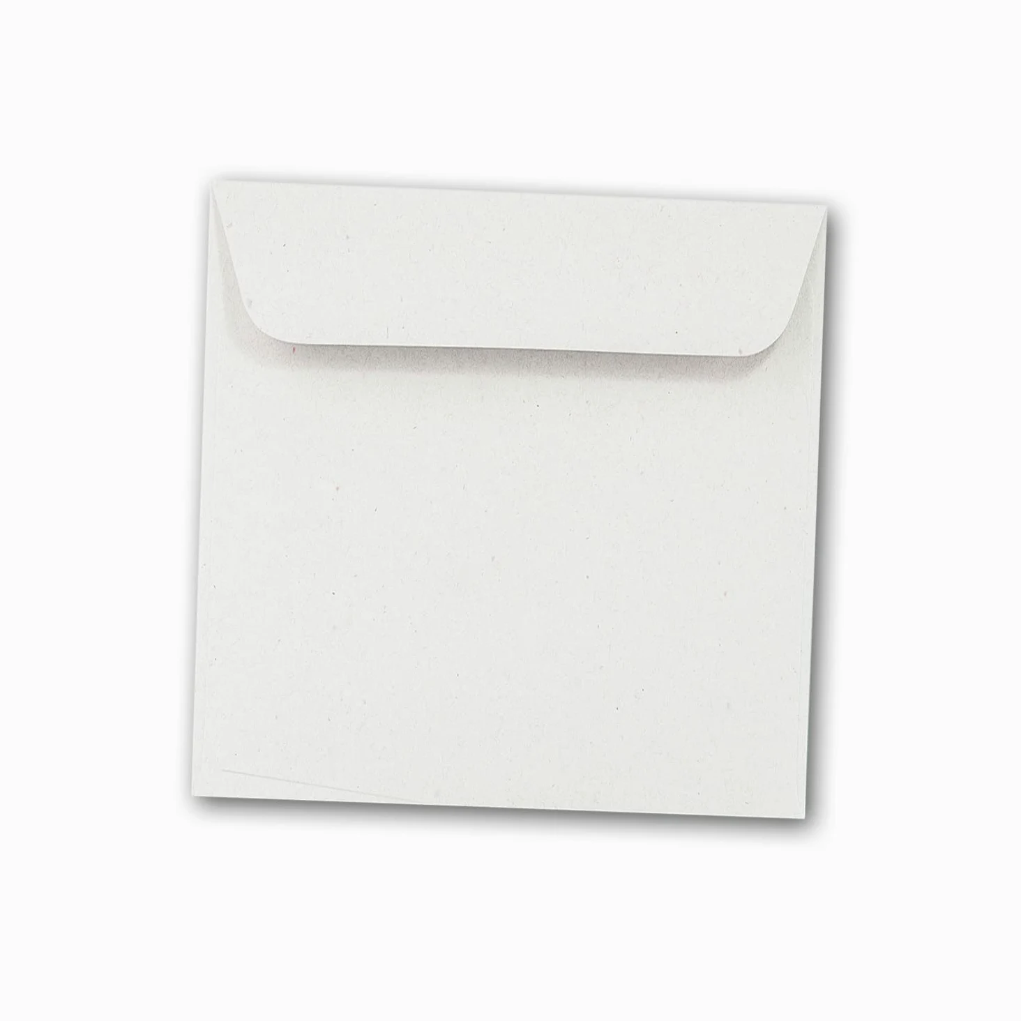 ARTOZ 150 buste quadrate, colore: betulla (bianco/bianco), 16,0 x 16,0 cm, con chiusura adesiva e striscia adesiva, serie Greenline