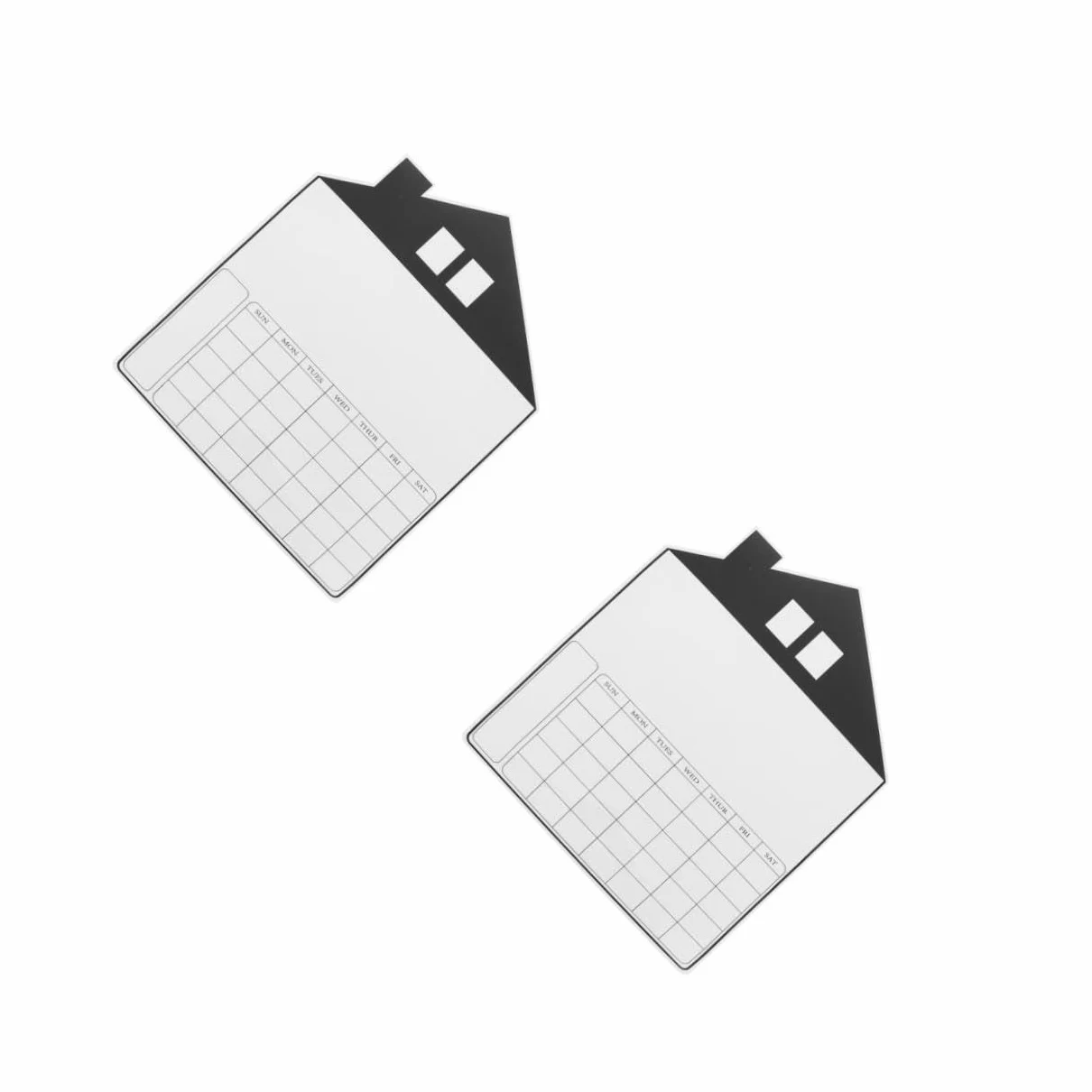 STOBOK 2 Pezzi Lavagna Calendario Magnetica Per Frigorifero Lavagna Bianca Cancellabile Pianificazione Settimanale Mensile Per Frigorifero Da Cucina