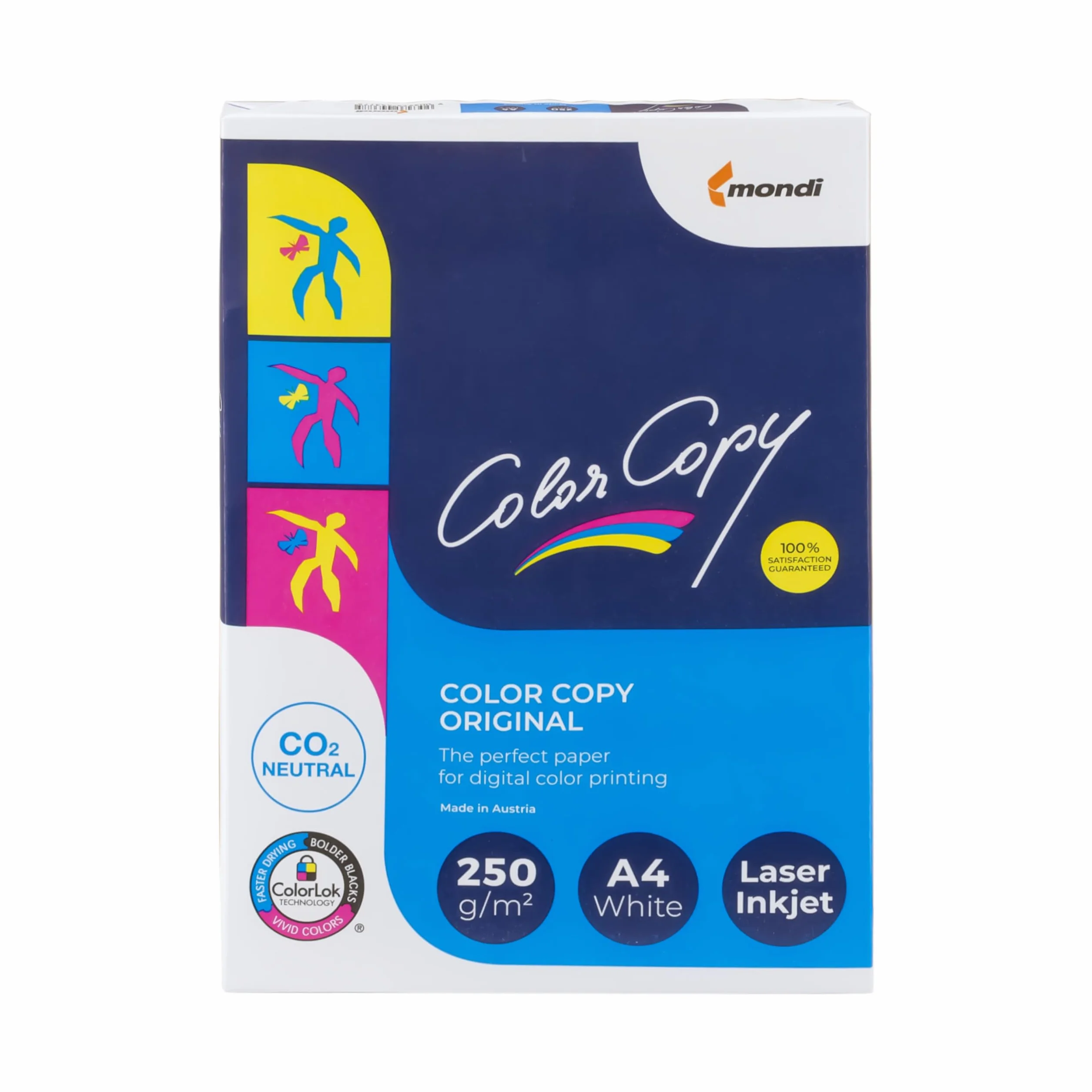 Color Copy Risma Carta A4 Liscia 250 g/m² 125 Fogli Bianca per Stampante Ink Jet Laser Fax