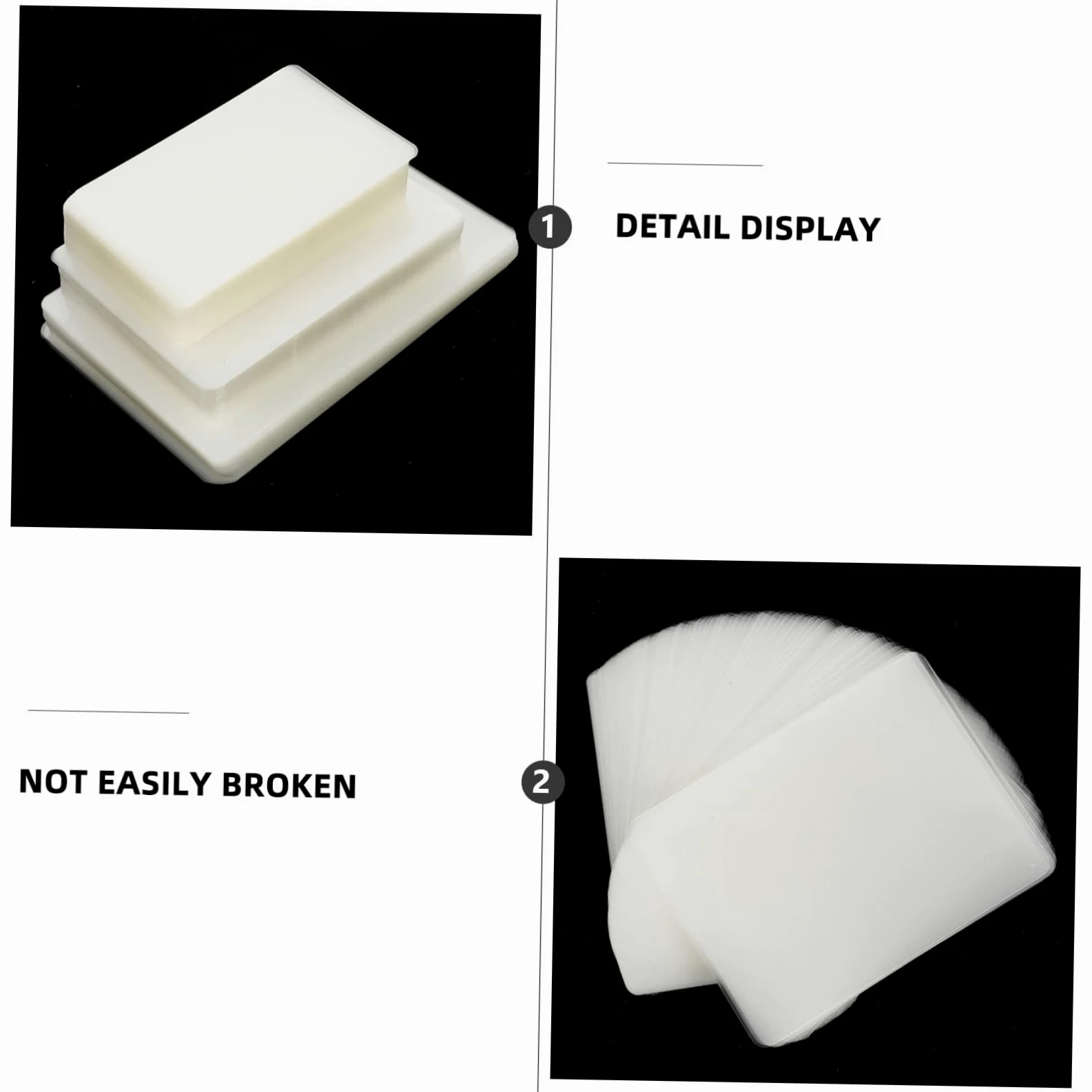 Pellicola Plastificatrice per Foto, 3 Set, Plastica, Sigillo Protettivo | File e Card Picture, Resistente allo Sbiadimento, Confezione da 300 Pezzi
