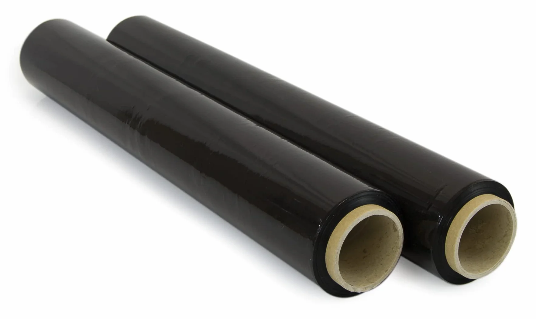 OFITURIA Pellicola nera per imballaggio da 50 cm x 200 metri di lunghezza – rotolo di pellicola elastica manuale per imballaggio industriale – 2 pezzi