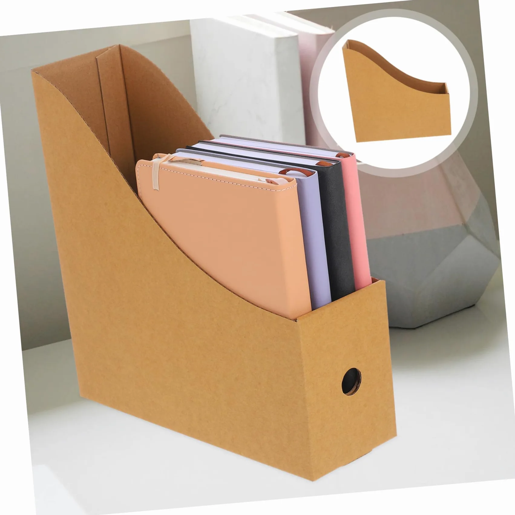 8pezzi Organizzatore Portariviste Kraft Per e Scuola Facile Per e Documenti Design Scrivanie e
