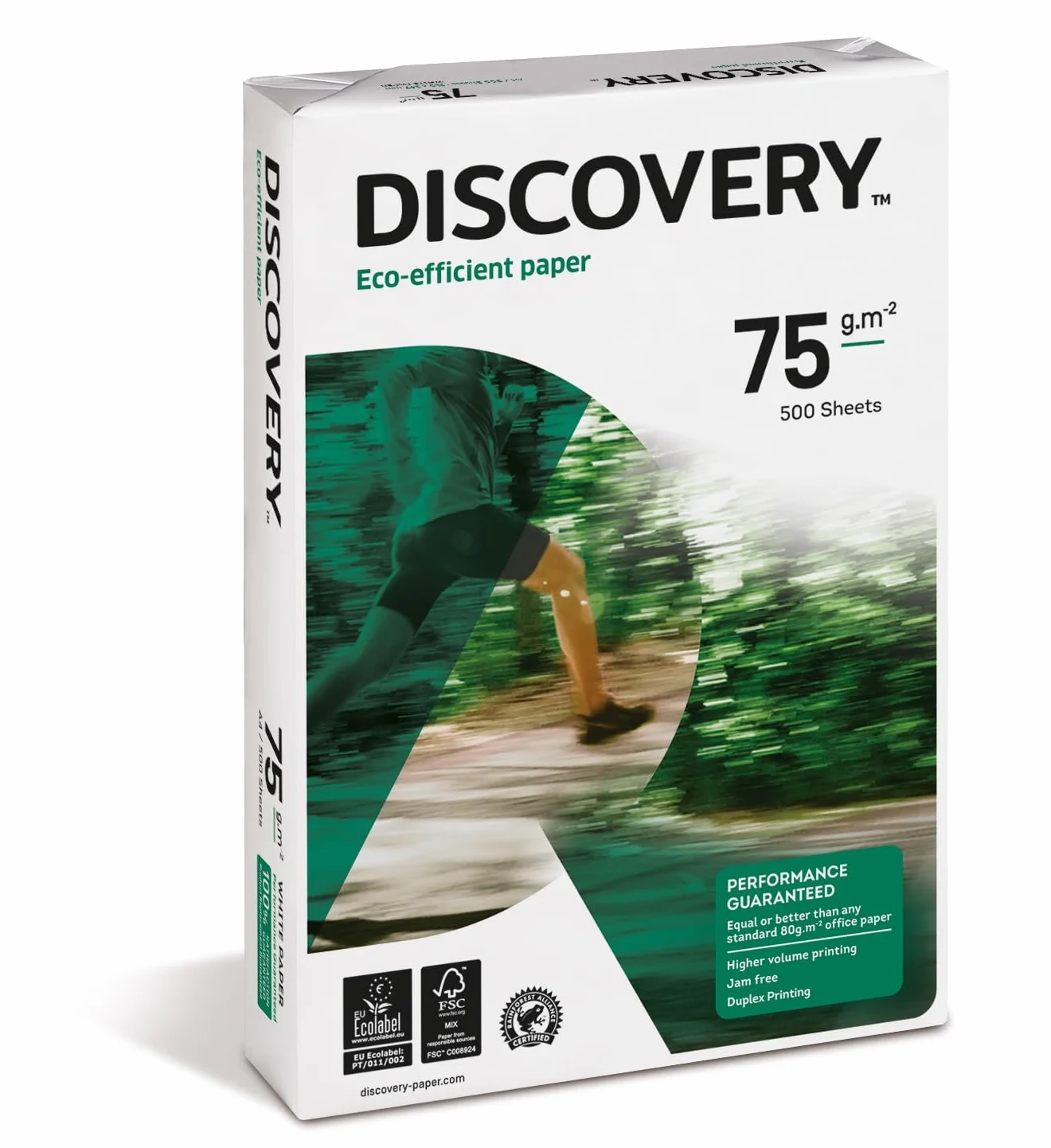 Discovery Carta A4 Eco-Efficiente 75gr/mq Bianco Confezione 2500 fogli