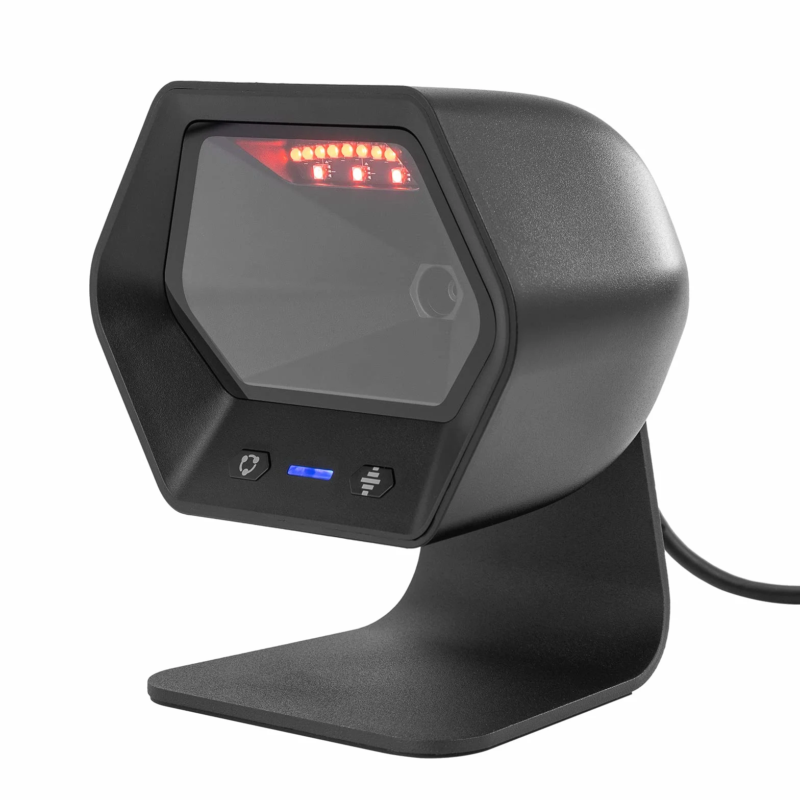 NETUM 1D 2D QR Scanner vivavoce USB Barcode Scanner Omnidirezionale Wired Lettore di codici a barre per Mobile Pagamento Computer Screen Scan Support PDF417, Securpharm Code(matrice dati) NT-2050