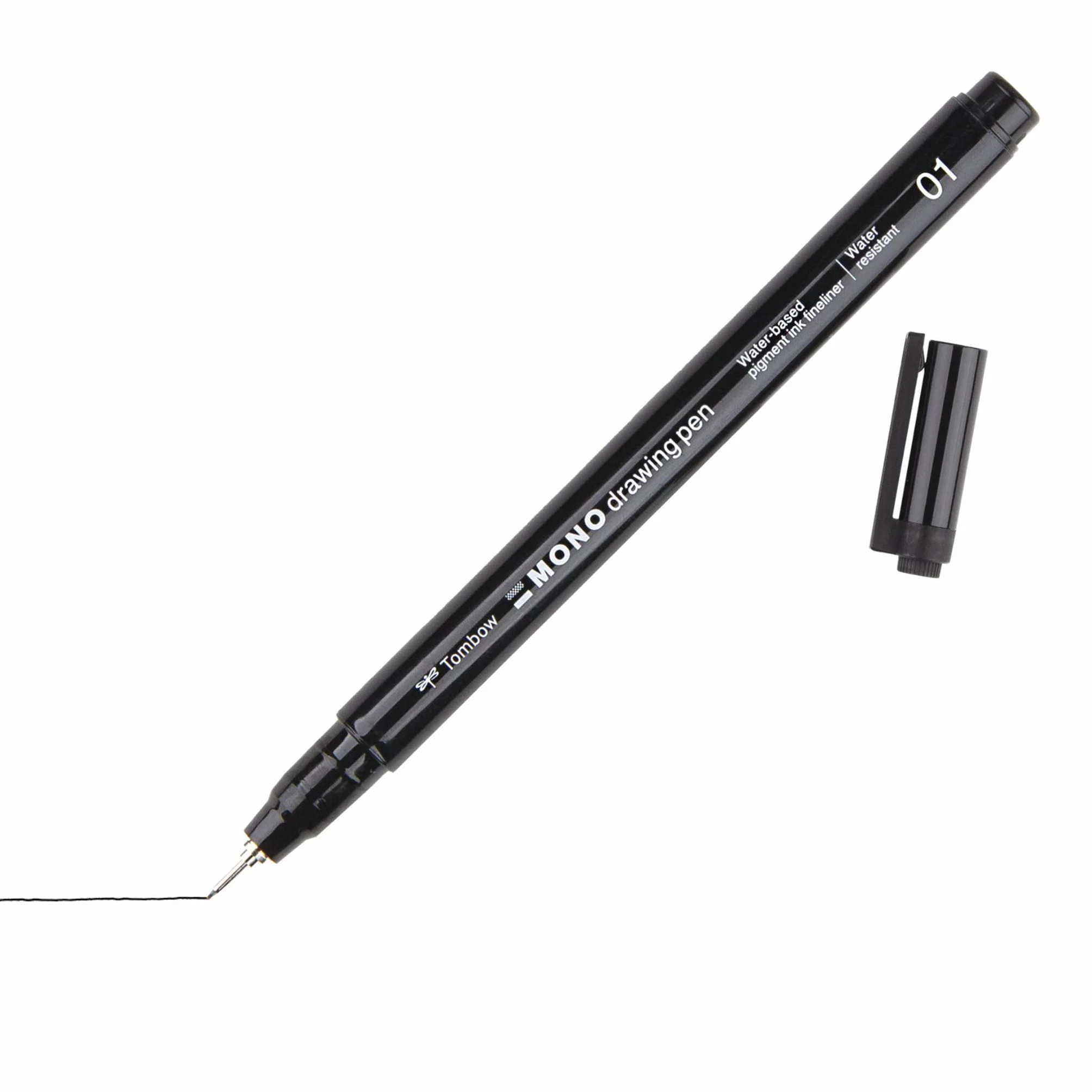 Tombow MONO Fineliner penna disegno tratto 0,3 mm nero resistente all'acqua