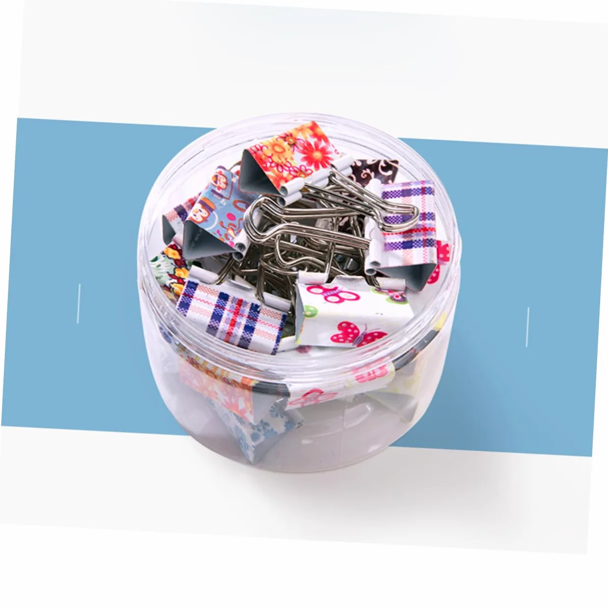 Binder Clips 25mm 48 Pezzi in Metallo, Clip a Coda Lunga | File Clips per Casa e Uso di Cancelleria Ufficio, Back To School Party, Cartoleria e Materiale Scolastico Colore Casuale