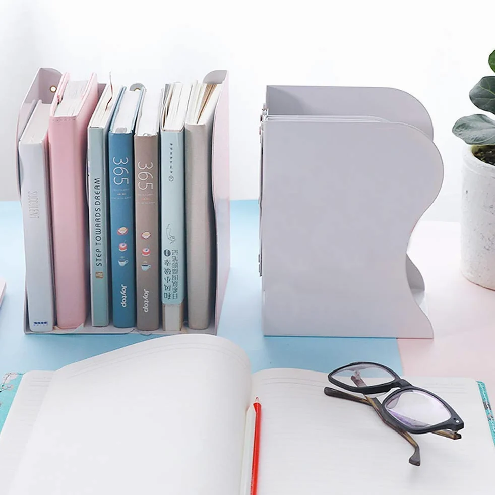 Qualsen 2 Pezzi Fermalibri in Metallo Antiscivolo Regolabile, Per Casa Ufficio Scuola Reggilibri (Nero, Può Essere Esteso Fino a 50 cm) | 2 Pezzi Espandibile 50CM Ferma libri per Libreria, Uffici, Scuole, Soggiorni, Librerie e Biblioteche, Resistente
