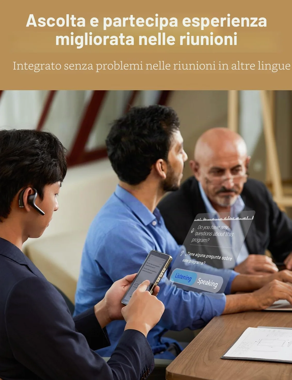 Timekettle W4 Pro AI Interpreter Earbuds, traduction simultanée bidirectionnelle, appareil de traduction prenant en charge 40 langues, écouteurs de traduction pour les appels vidéo et téléphoniques