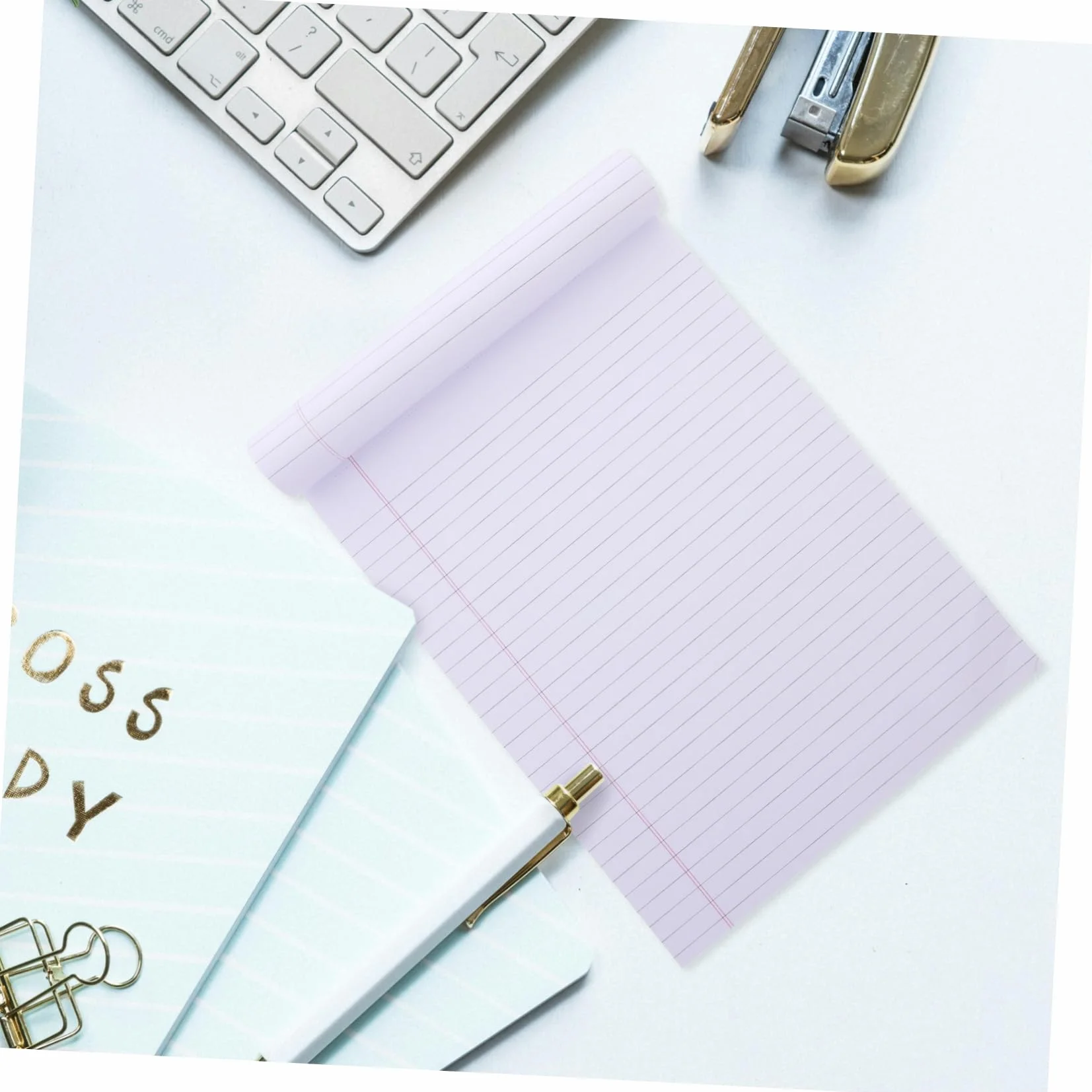 Notebook A4 a Righe Carta Spessa, Blocchetti Appunti da 4 Pezzi per Ufficio e Organizzazione senza Data