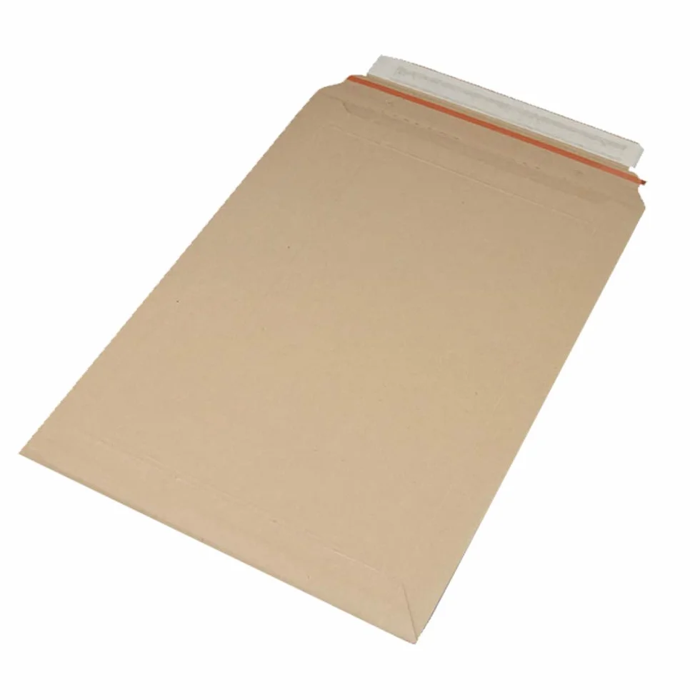 25 Buste di spedizione in cartone 250 x 353 mm fino a 50 mm a tutta altezza adatto per DIN A4 cartone rigido colore marrone chiusura autoadesiva per documenti libri Toppac tP335(25|A4)