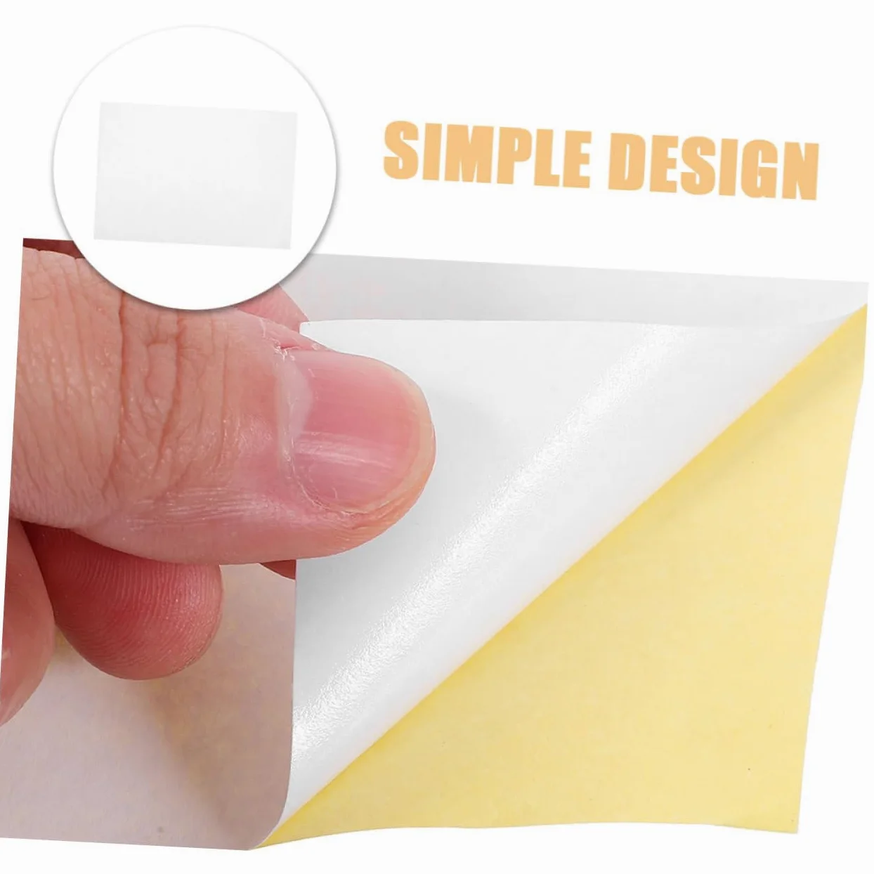 Holibanna 100 Fogli Carta Stampabile Per Etichette Carta Autoadesiva Per Stampante Carta Per Etichette Resistente a Strappi e Graffi Superficie Liscia